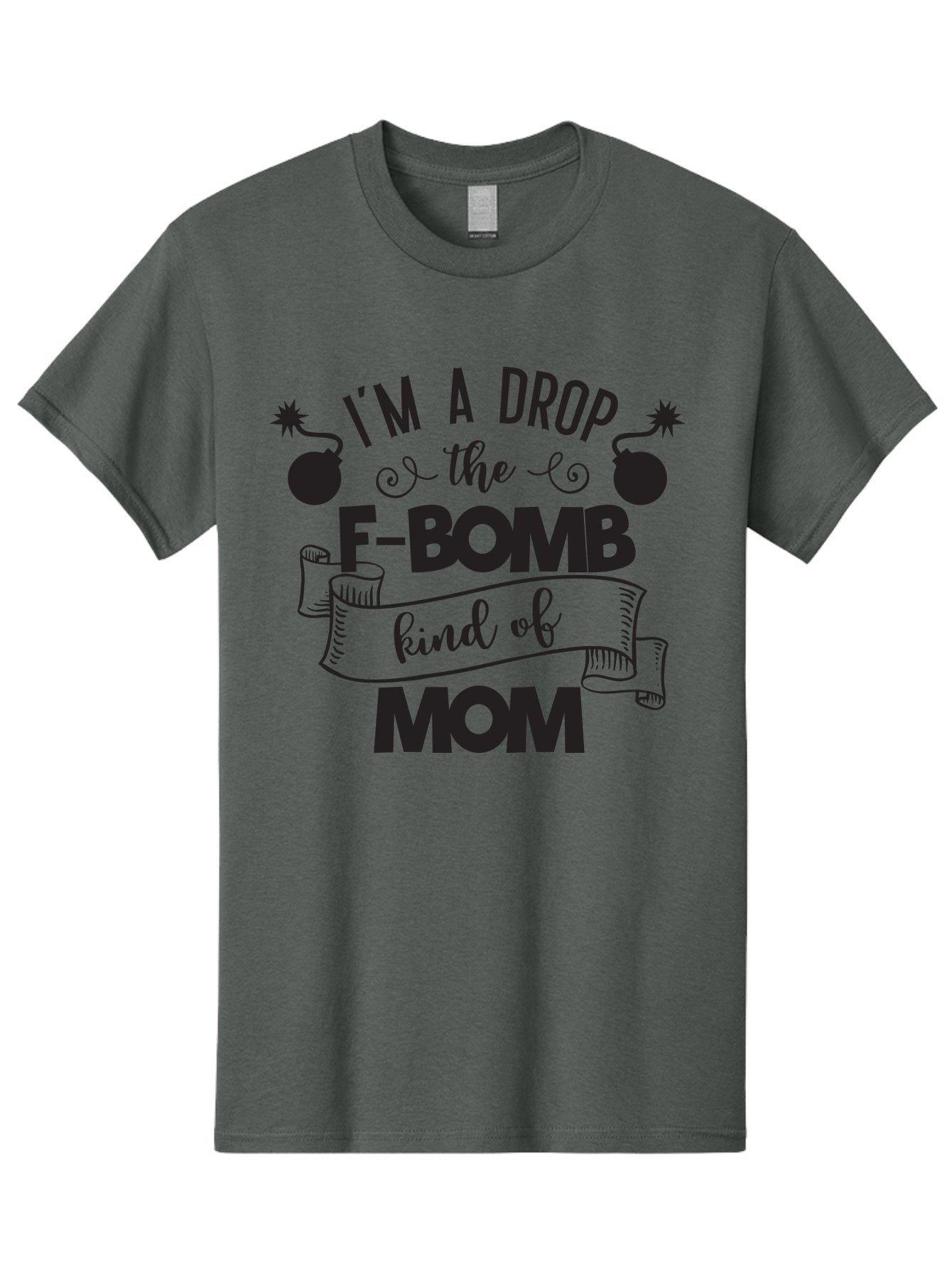 I-M-A-Drop-The-F-Bomb-Kind-Of-Mom Men'S Graphic Tee, 100% Cotton, Comfortable Casual Summer Wear, Machine Washable, Funny Mom Quote, Mom Life, Parenting Humor, F-Bomb, Sassy Mom, Mom Quotes, Humorous Quotes, Mom Jokes, Funny Quotes, Motherhood Aac861 4