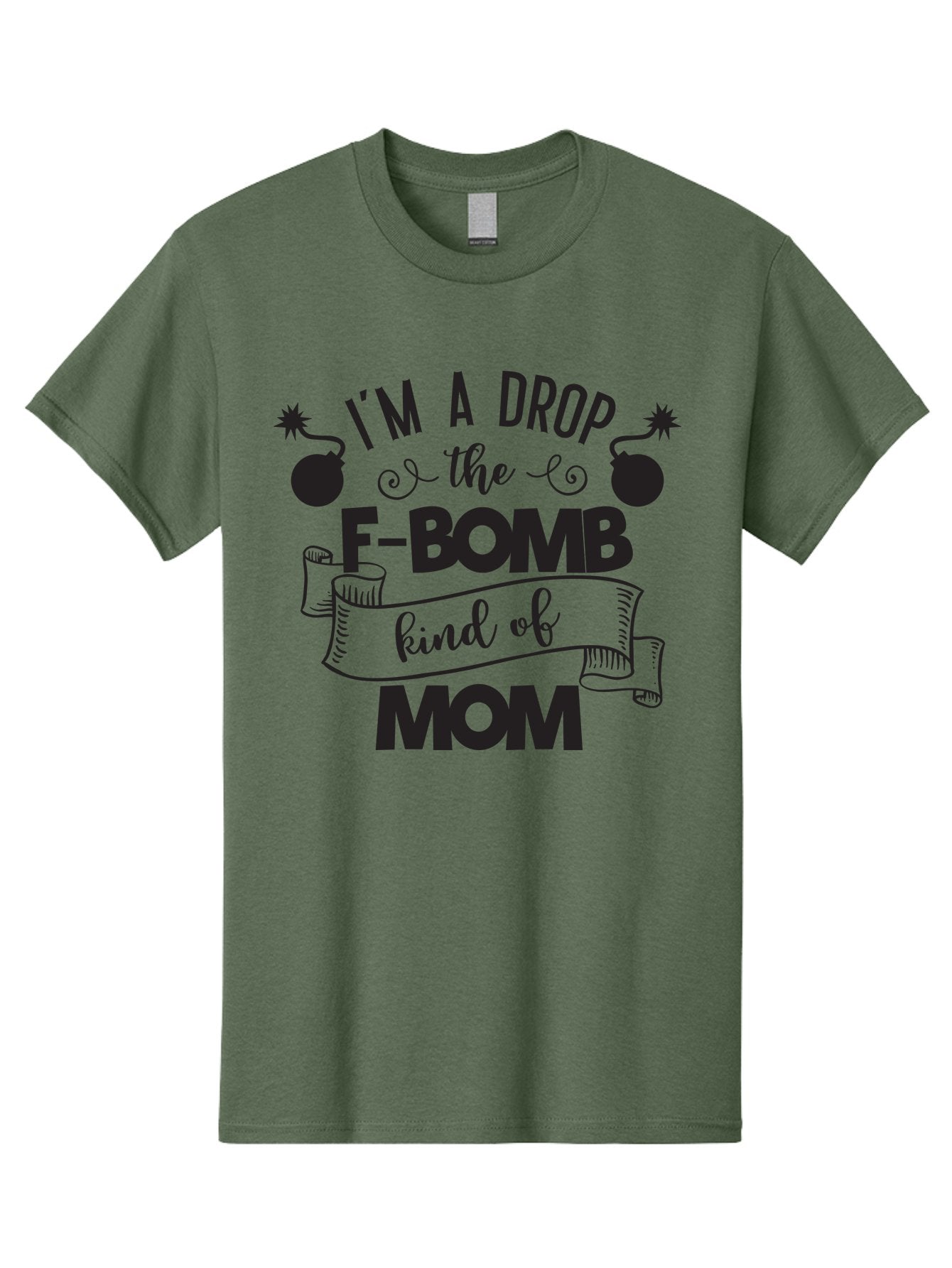 I-M-A-Drop-The-F-Bomb-Kind-Of-Mom Men'S Graphic Tee, 100% Cotton, Comfortable Casual Summer Wear, Machine Washable, Funny Mom Quote, Mom Life, Parenting Humor, F-Bomb, Sassy Mom, Mom Quotes, Humorous Quotes, Mom Jokes, Funny Quotes, Motherhood Aac861 10