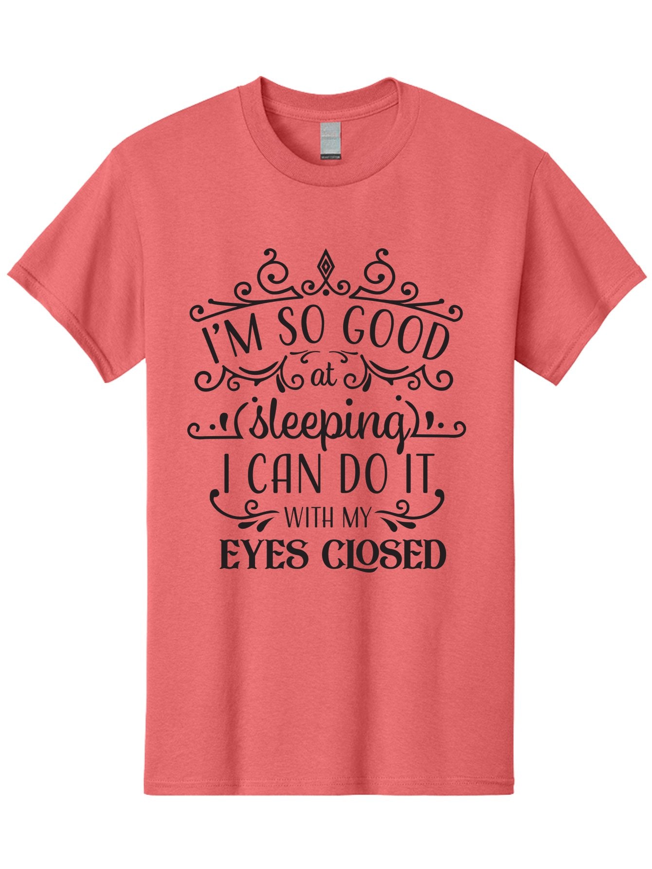 I-M-So-Good-At-Sleeping Men'S Graphic Tee, 100% Cotton, Comfortable Casual Summer Wear, Machine Washable, Funny Quotes, Humor, Sleep Humor, Sarcastic Sayings, Witty Phrases, Sleep Jokes, Sassy Quotes, Relatable Humor, Quote Graphics, Aac866