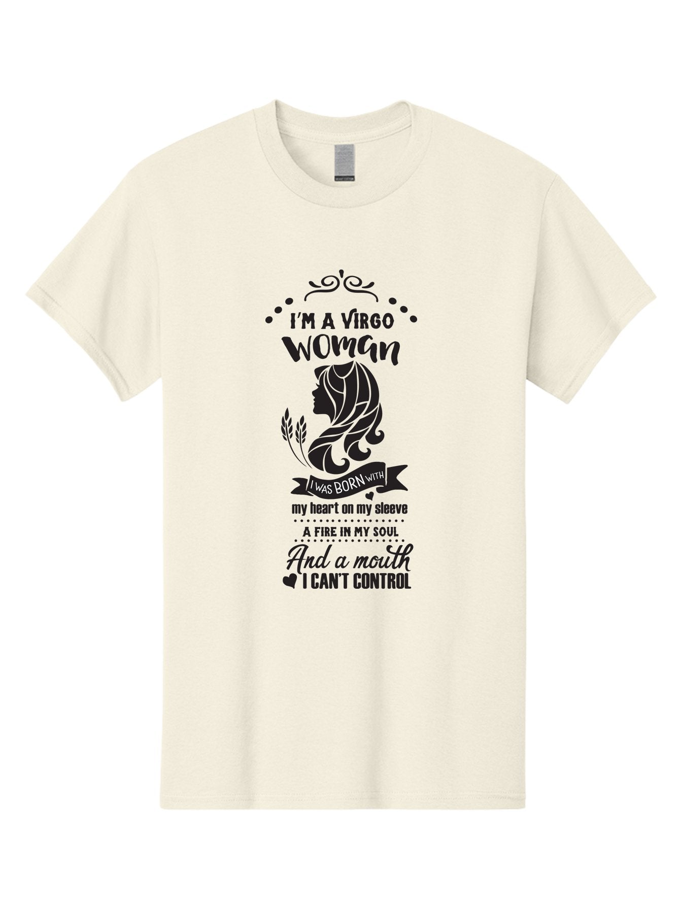 I-M-Virgo-Woman Men'S Graphic Tee, 100% Cotton, Comfortable Casual Summer Wear, Machine Washable, Virgo Woman, Astrological Sign, Zodiac Personality, Strong Female, Heart On Sleeve, Fire In Soul, Outspoken, Virgo Traits, Confident Woman, Aac869 6