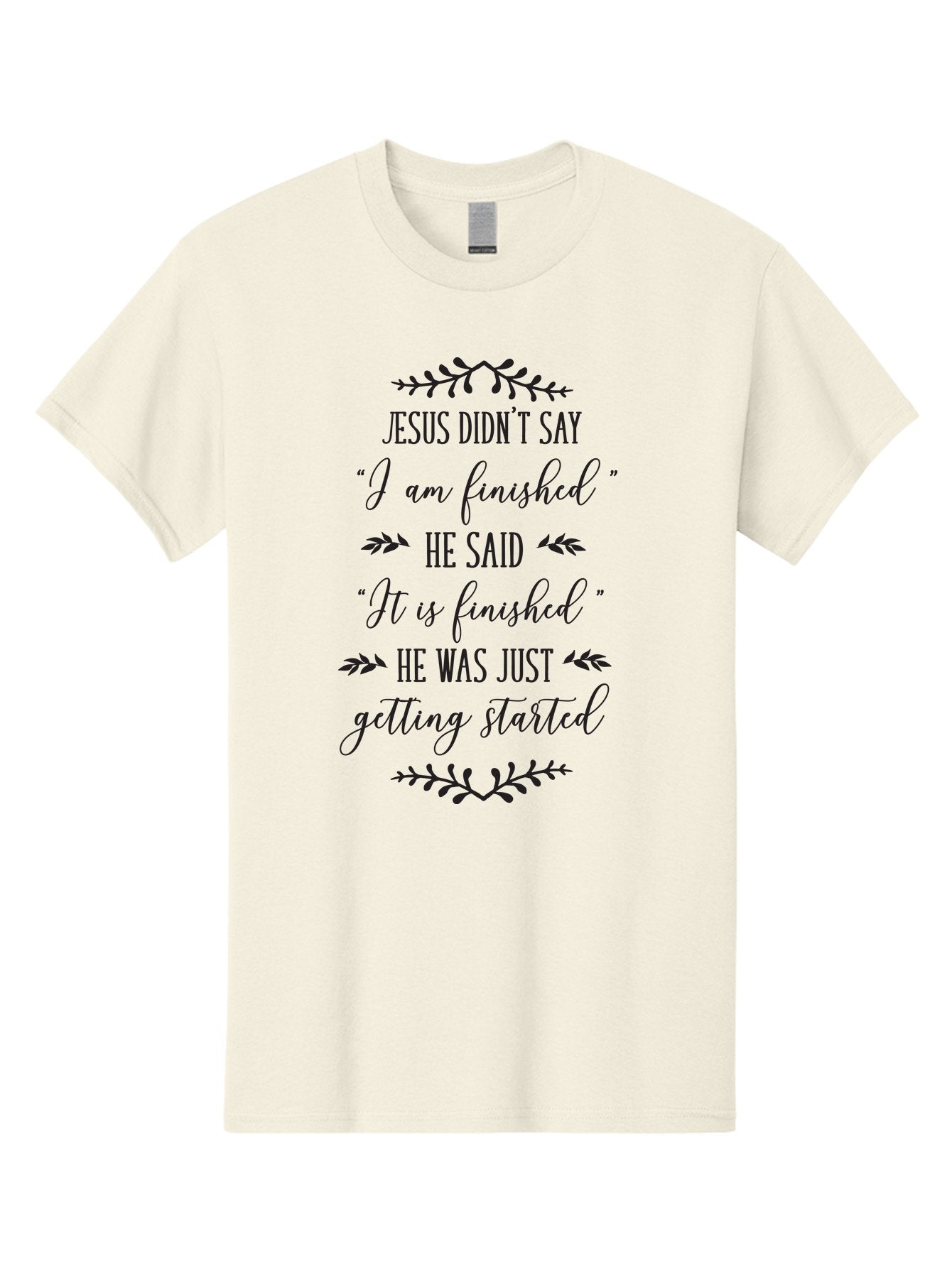 Jesus-Didn-T-Say Men'S Graphic Tee, 100% Cotton, Comfortable Casual Summer Wear, Machine Washable, Jesus Quote, Inspirational Quote, Christian Quote, Faith Motivation, Biblical Scripture, Spiritual Growth, Black Text On Green Background, Aac908 4