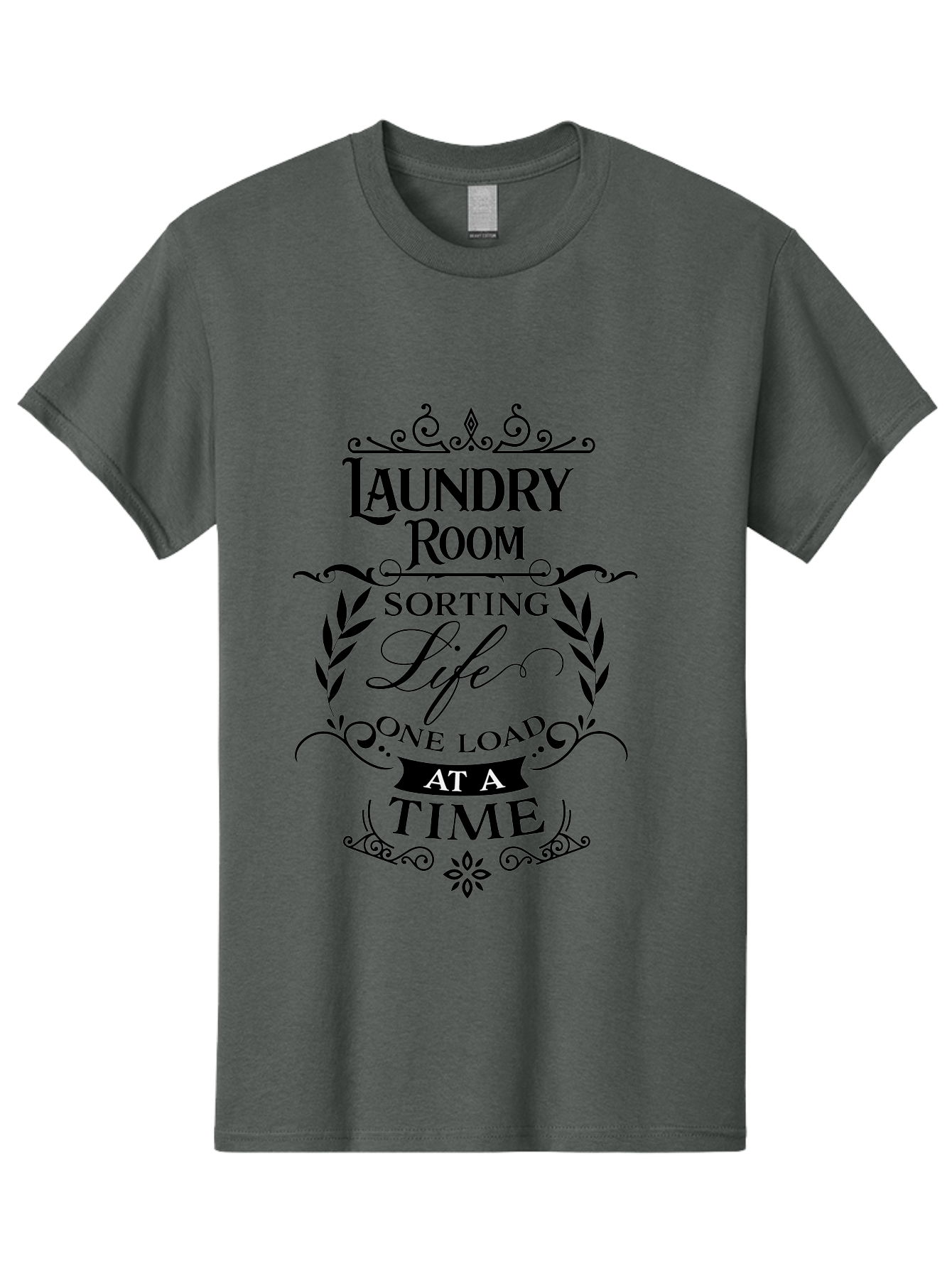 Laundry-Room-Sorting-Life Men'S Graphic Tee, 100% Cotton, Comfortable Casual Summer Wear, Machine Washable, Laundry Room Humor, Funny Laundry Quotes, Household Chores, Life One Load At Time, Washing Laundry, Sorting Life, Laundry Day, Aac928 5