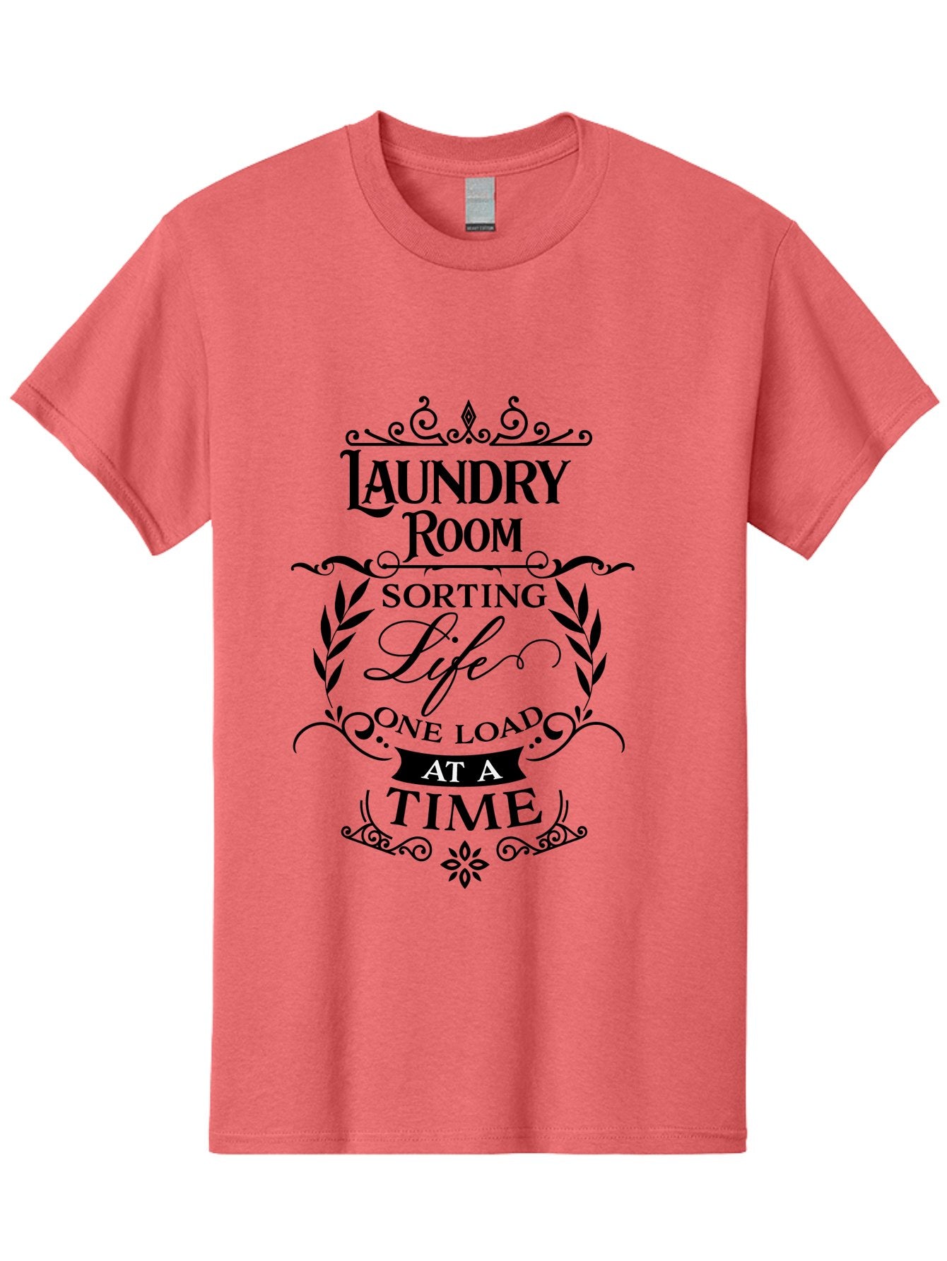 Laundry-Room-Sorting-Life Men'S Graphic Tee, 100% Cotton, Comfortable Casual Summer Wear, Machine Washable, Laundry Room Humor, Funny Laundry Quotes, Household Chores, Life One Load At Time, Washing Laundry, Sorting Life, Laundry Day, Aac928 7