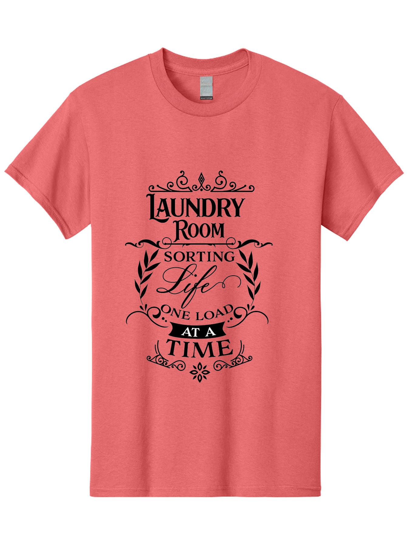 Laundry-Room-Sorting-Life Men'S Graphic Tee, 100% Cotton, Comfortable Casual Summer Wear, Machine Washable, Laundry Room Humor, Funny Laundry Quotes, Household Chores, Life One Load At Time, Washing Laundry, Sorting Life, Laundry Day, Aac928 25