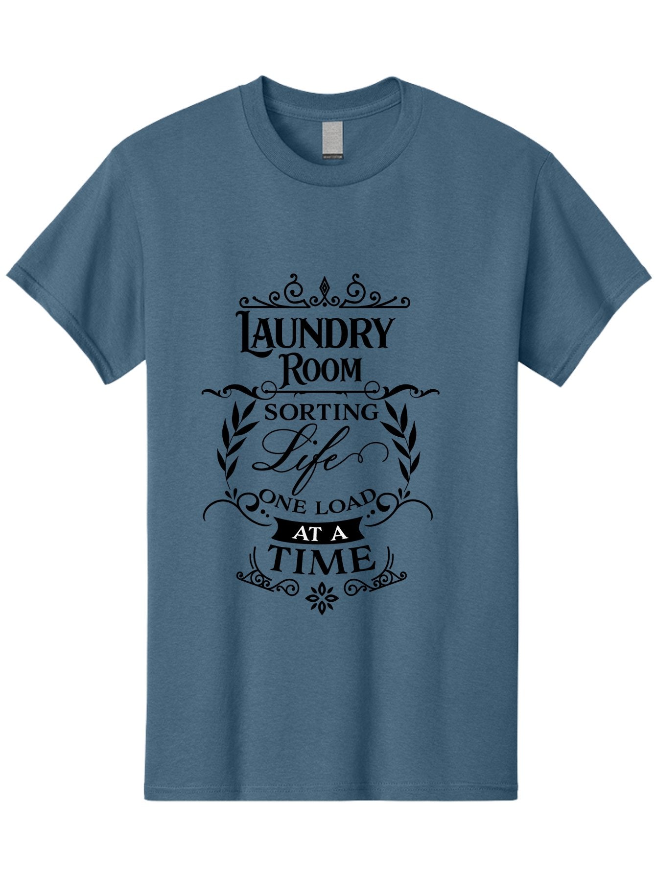 Laundry-Room-Sorting-Life Men'S Graphic Tee, 100% Cotton, Comfortable Casual Summer Wear, Machine Washable, Laundry Room Humor, Funny Laundry Quotes, Household Chores, Life One Load At Time, Washing Laundry, Sorting Life, Laundry Day, Aac928 6