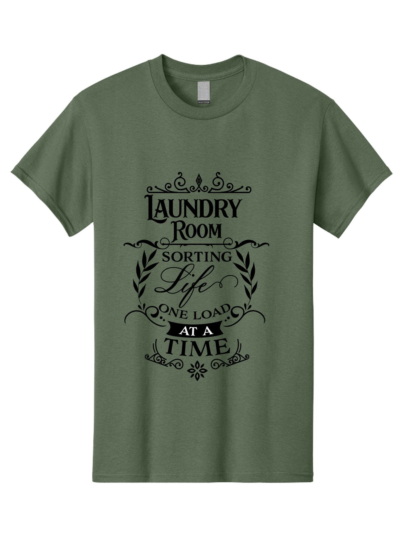 Laundry-Room-Sorting-Life Men'S Graphic Tee, 100% Cotton, Comfortable Casual Summer Wear, Machine Washable, Laundry Room Humor, Funny Laundry Quotes, Household Chores, Life One Load At Time, Washing Laundry, Sorting Life, Laundry Day, Aac928 9