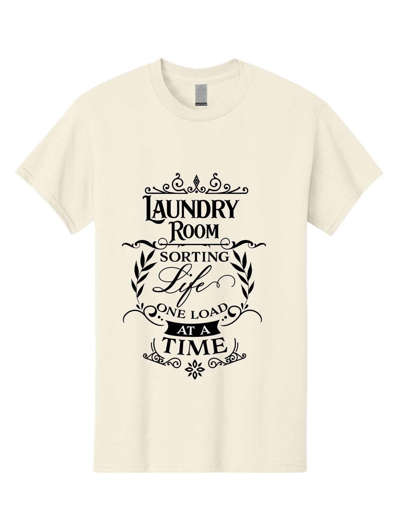Laundry-Room-Sorting-Life Men'S Graphic Tee, 100% Cotton, Comfortable Casual Summer Wear, Machine Washable, Laundry Room Humor, Funny Laundry Quotes, Household Chores, Life One Load At Time, Washing Laundry, Sorting Life, Laundry Day, Aac928 13