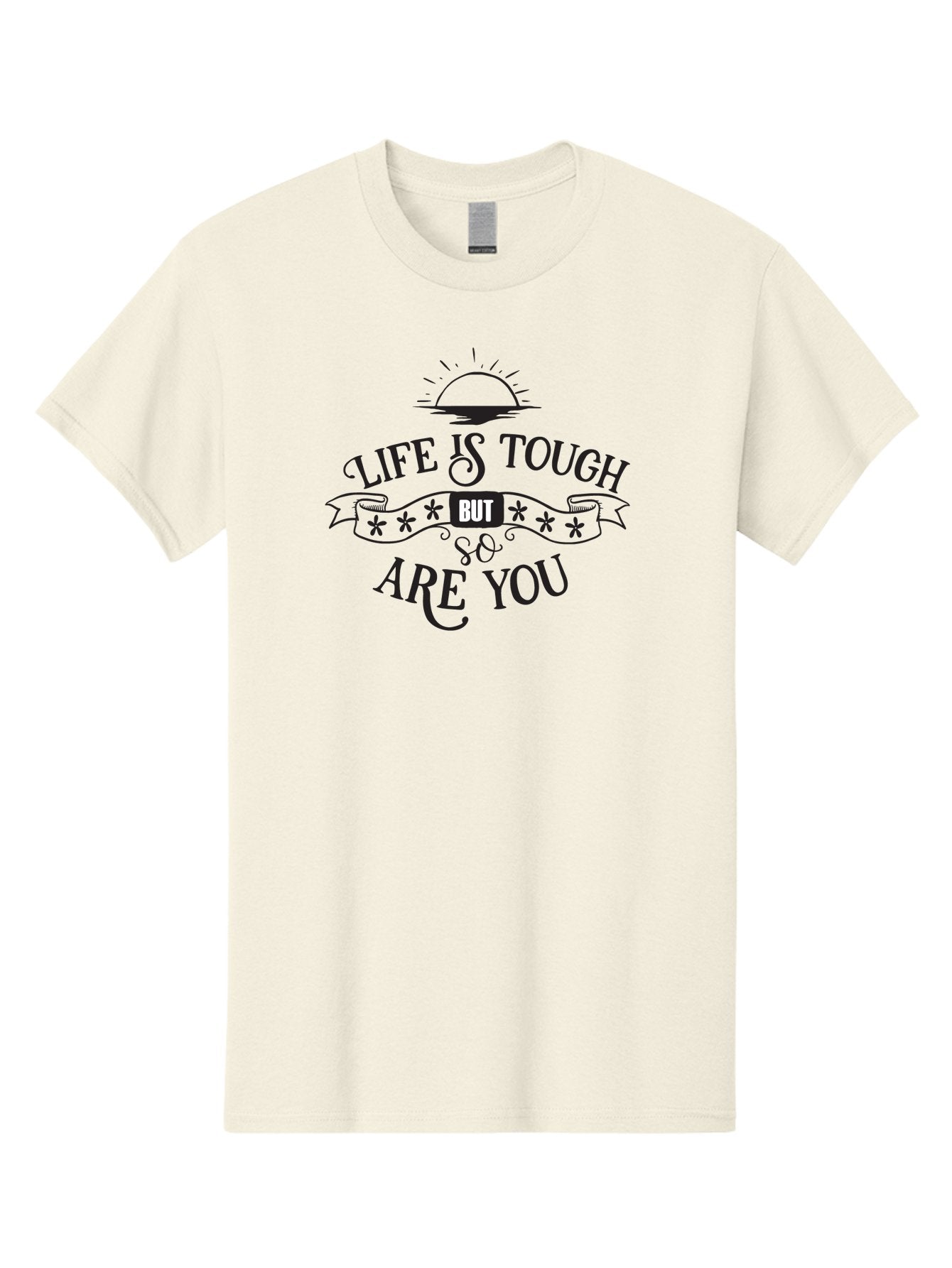 Life-Is-Tough-But-So-Are-You-1 Men'S Graphic Tee, 100% Cotton, Comfortable Casual Summer Wear, Machine Washable, Inspirational Quotes, Motivational Sayings, Positive Affirmations, Life Is Tough But So Are You, Mental Toughness, Resilience, Aac947 14