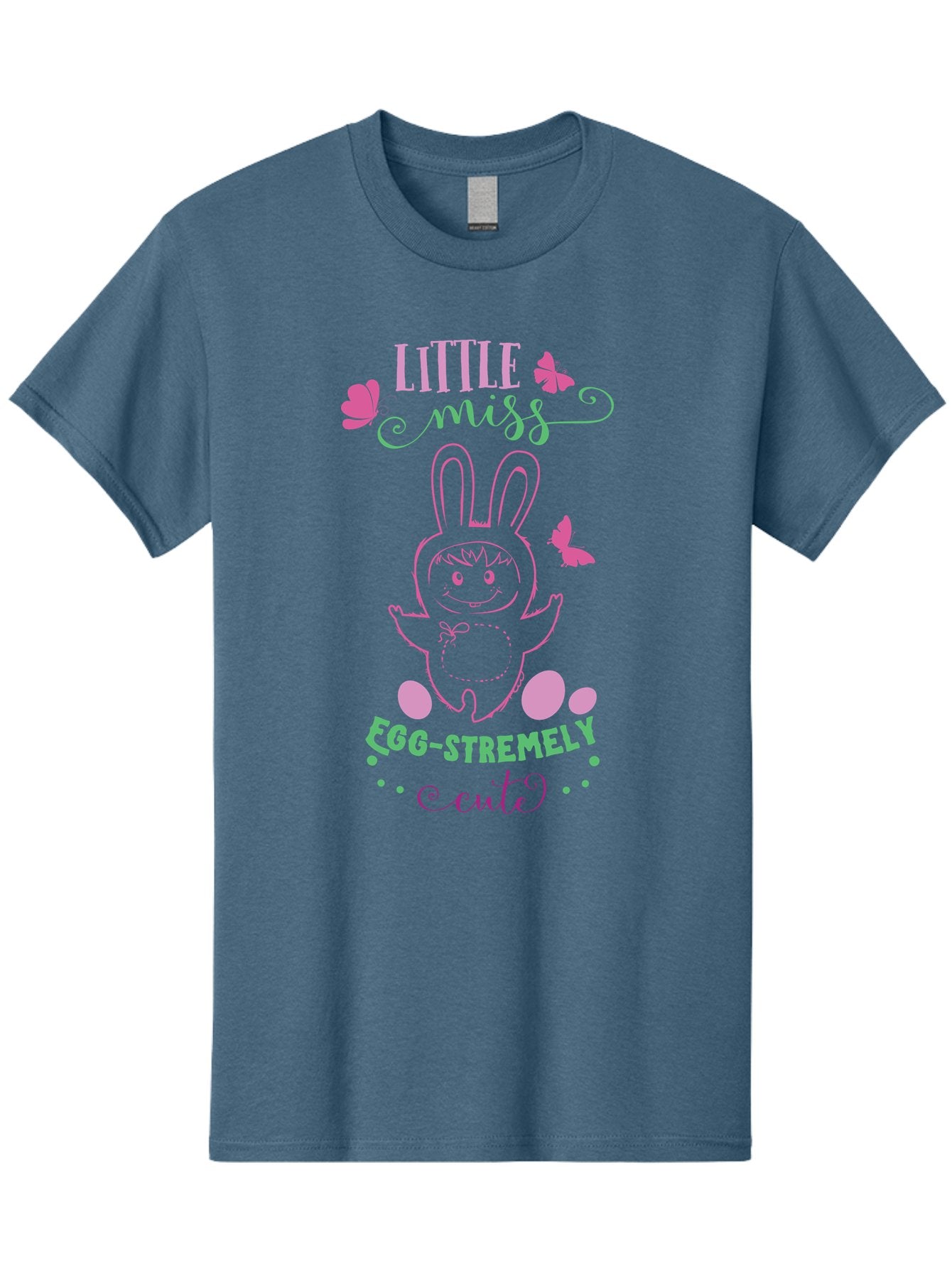 Little-Egg-Stra-Cute Men'S Graphic Tee, 100% Cotton, Comfortable Casual Summer Wear, Machine Washable, Easter Bunny, Cute Cartoon Character, Eggs-Travagant Design, Easter Eggs, Pastel Colors, Whimsical Illustration, Bunny Love, Spring Theme, Aac953