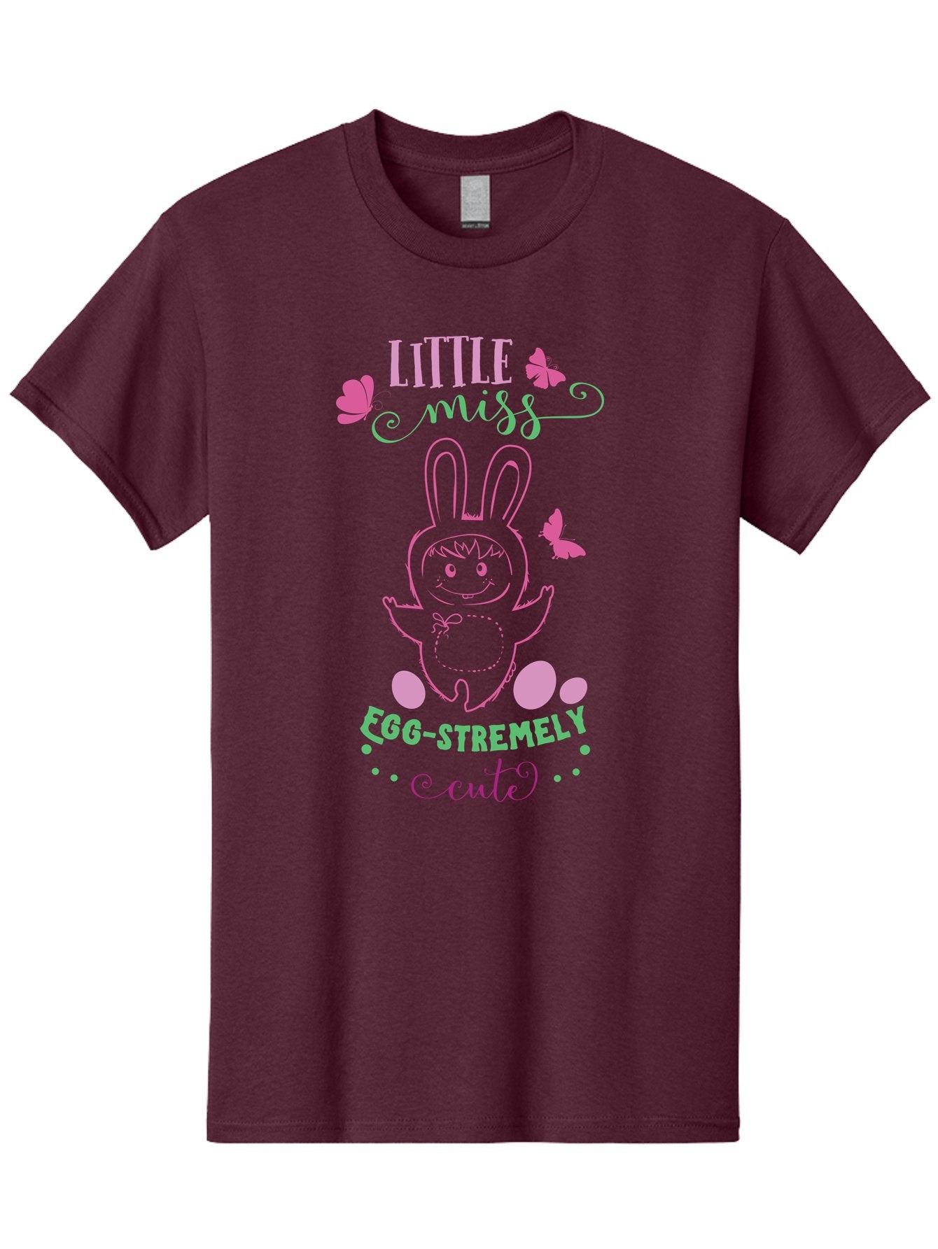 Little-Egg-Stra-Cute Men'S Graphic Tee, 100% Cotton, Comfortable Casual Summer Wear, Machine Washable, Easter Bunny, Cute Cartoon Character, Eggs-Travagant Design, Easter Eggs, Pastel Colors, Whimsical Illustration, Bunny Love, Spring Theme, Aac953 4