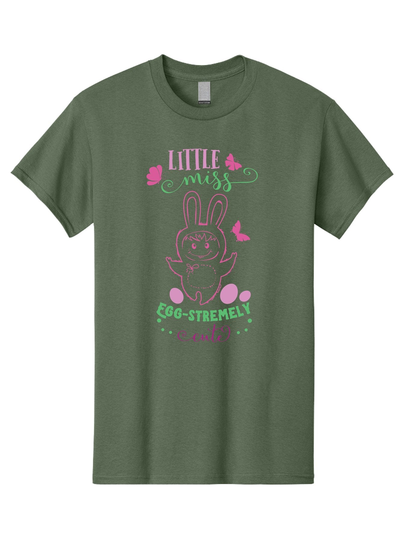 Little-Egg-Stra-Cute Men'S Graphic Tee, 100% Cotton, Comfortable Casual Summer Wear, Machine Washable, Easter Bunny, Cute Cartoon Character, Eggs-Travagant Design, Easter Eggs, Pastel Colors, Whimsical Illustration, Bunny Love, Spring Theme, Aac953 5