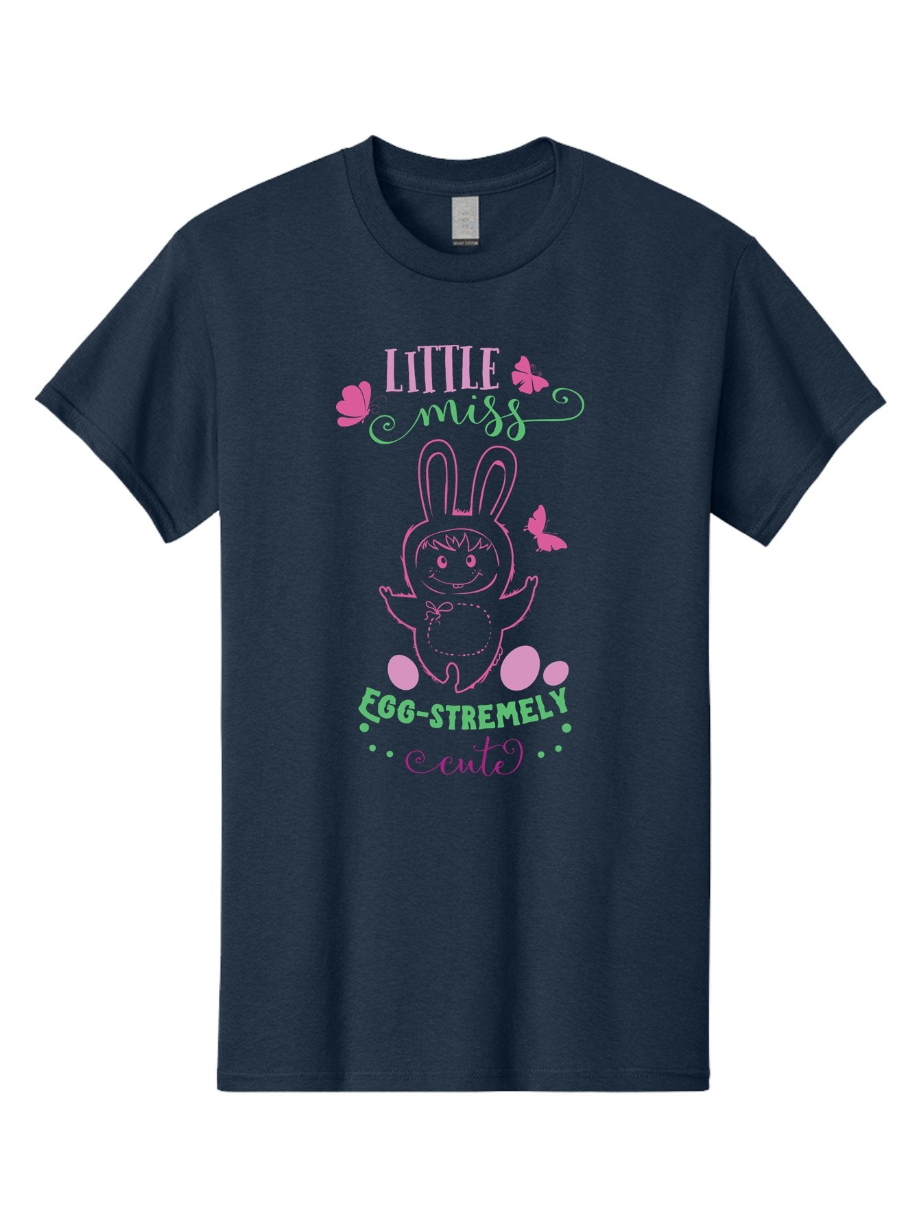 Little-Egg-Stra-Cute Men'S Graphic Tee, 100% Cotton, Comfortable Casual Summer Wear, Machine Washable, Easter Bunny, Cute Cartoon Character, Eggs-Travagant Design, Easter Eggs, Pastel Colors, Whimsical Illustration, Bunny Love, Spring Theme, Aac953 9