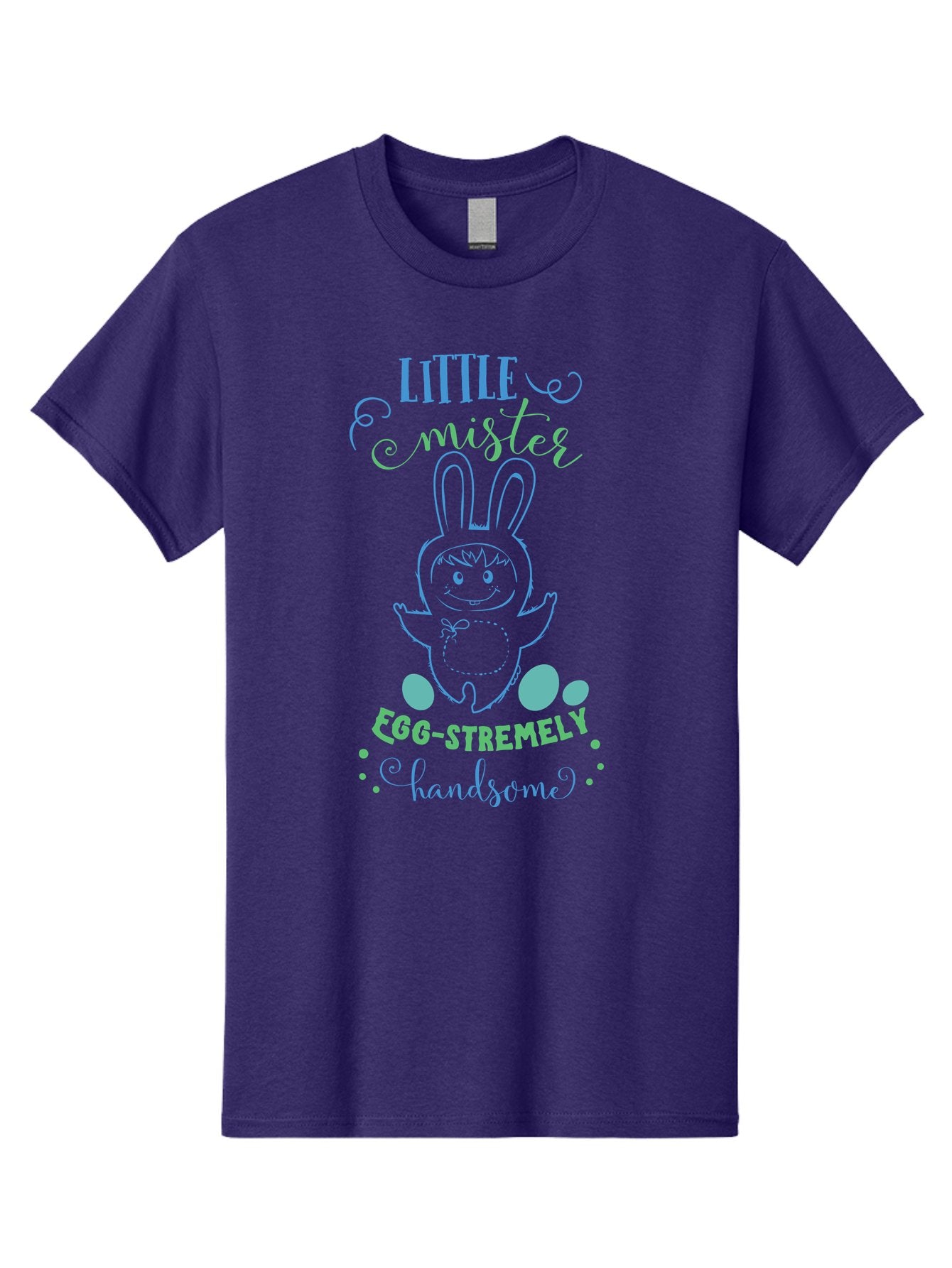 Little-Meepy-Egg-Stremely Men'S Graphic Tee, 100% Cotton, Comfortable Casual Summer Wear, Machine Washable, Easter Bunny, Cute Cartoon Character, Funny Bunny, Easter Eggs, Egg-Stremely Handsome, Little Bunny, Adorable Design, Bunny Love, Aac955 10