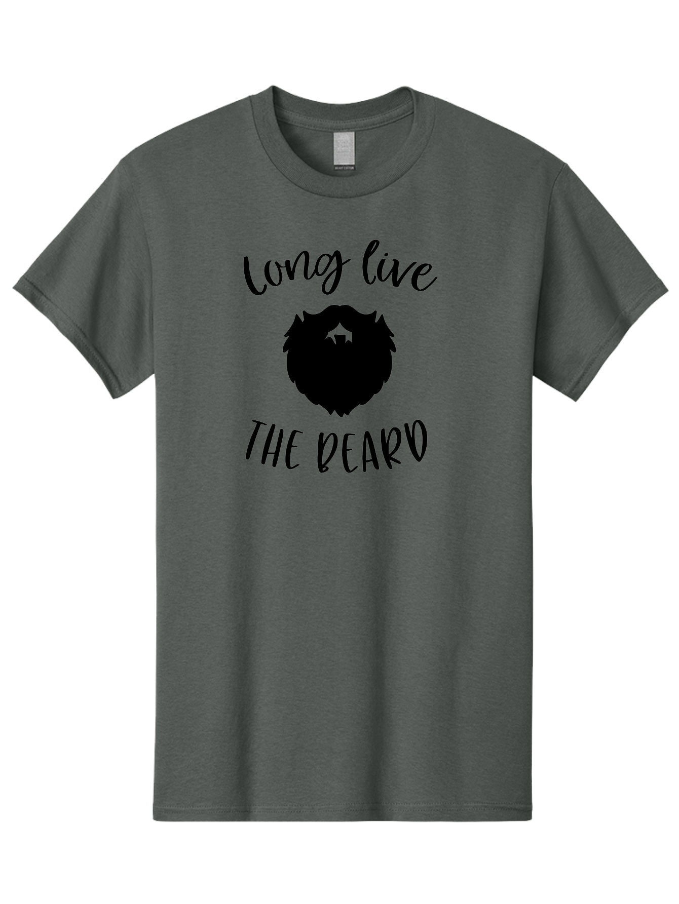 Long-Live-The-Beard Men'S Graphic Tee, 100% Cotton, Comfortable Casual Summer Wear, Machine Washable, Beard Logo, Hipster Culture, Stylish Design, Beard Appreciation, Long Live The Beard, Trendy Graphics, Modern Hipster, Fashionable Beards Aac965 17