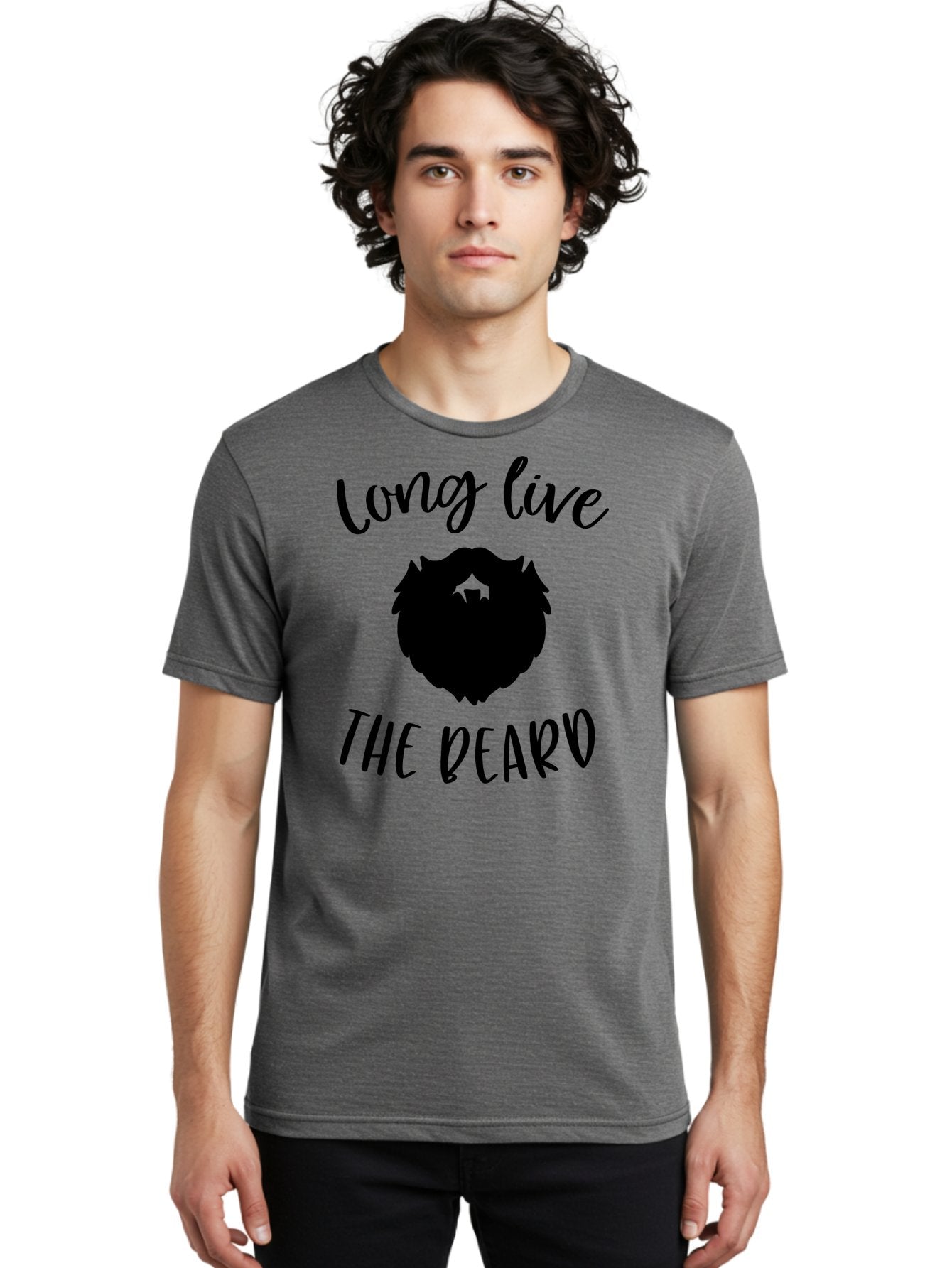 Long-Live-The-Beard Men'S Graphic Tee, 100% Cotton, Comfortable Casual Summer Wear, Machine Washable, Beard Logo, Hipster Culture, Stylish Design, Beard Appreciation, Long Live The Beard, Trendy Graphics, Modern Hipster, Fashionable Beards Aac965 29