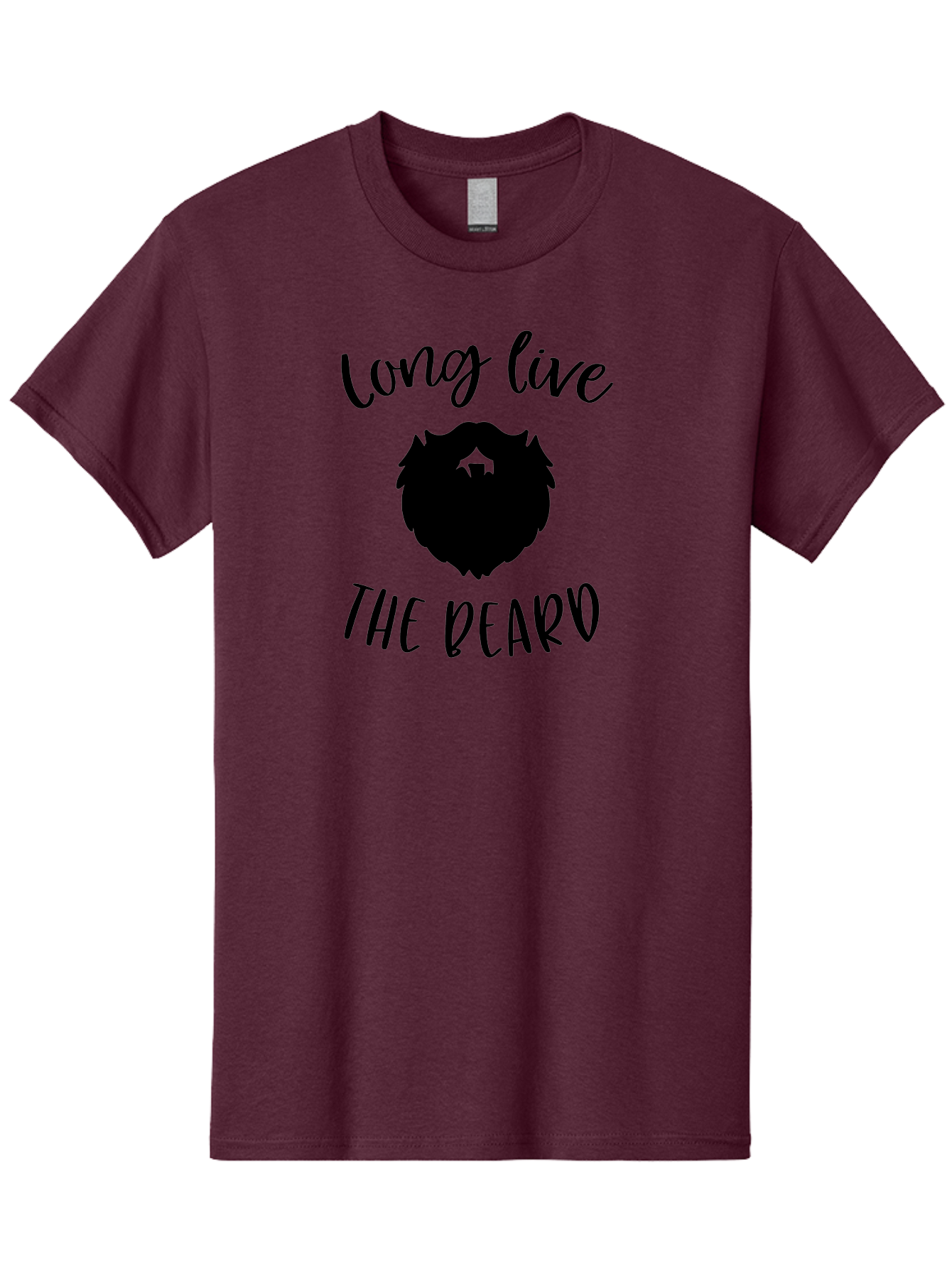 Long-Live-The-Beard Men'S Graphic Tee, 100% Cotton, Comfortable Casual Summer Wear, Machine Washable, Beard Logo, Hipster Culture, Stylish Design, Beard Appreciation, Long Live The Beard, Trendy Graphics, Modern Hipster, Fashionable Beards Aac965 27