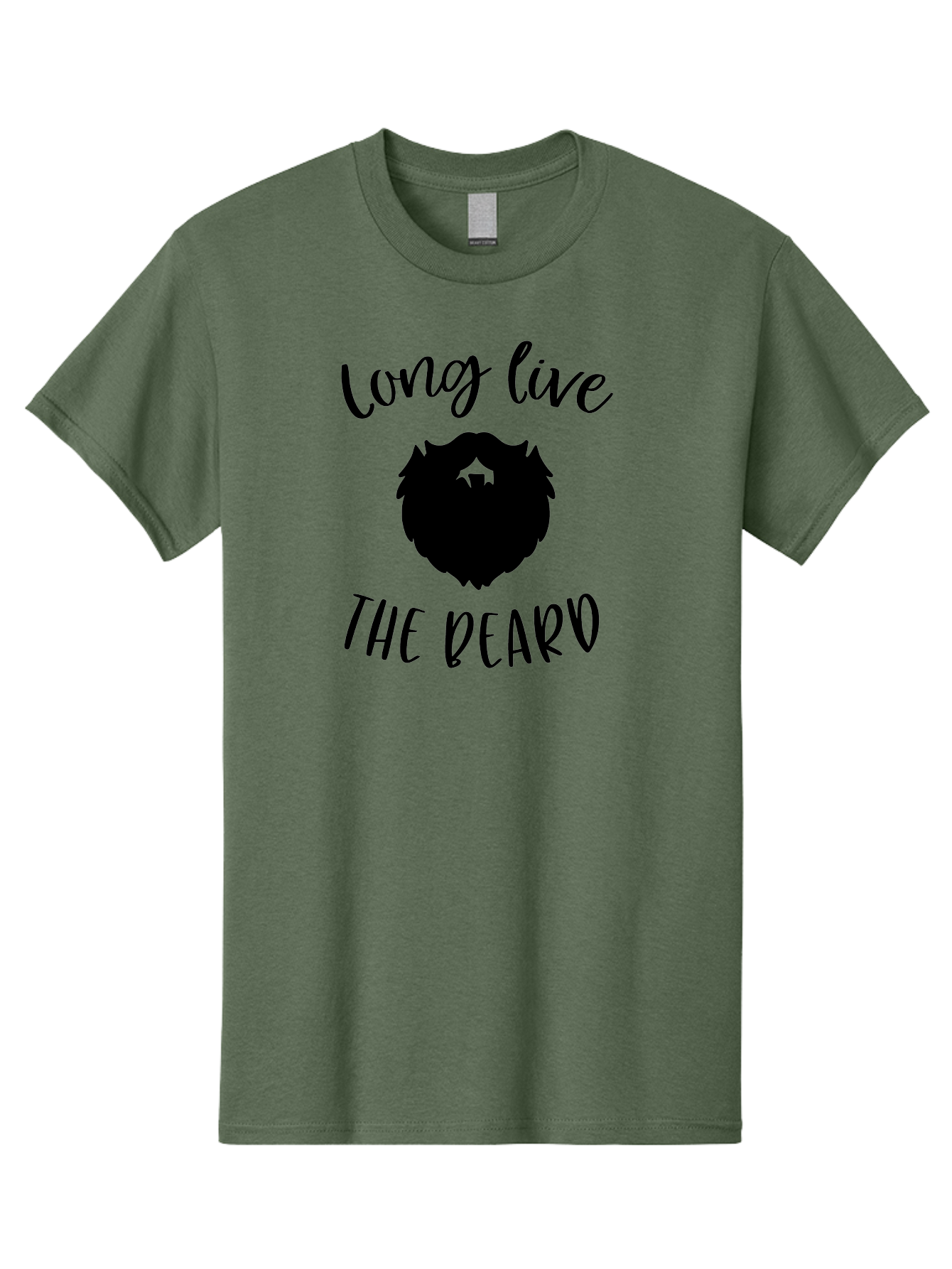 Long-Live-The-Beard Men'S Graphic Tee, 100% Cotton, Comfortable Casual Summer Wear, Machine Washable, Beard Logo, Hipster Culture, Stylish Design, Beard Appreciation, Long Live The Beard, Trendy Graphics, Modern Hipster, Fashionable Beards Aac965 13