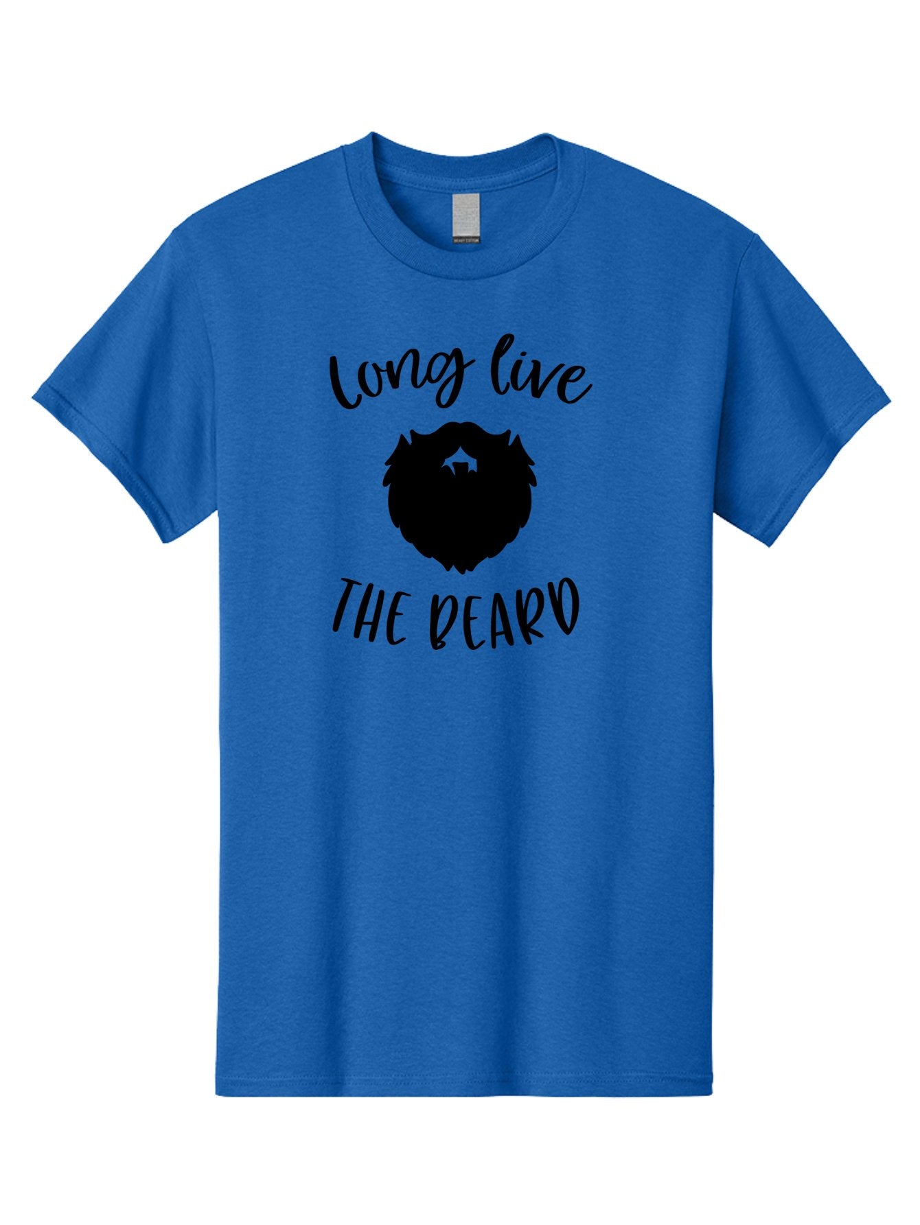 Long-Live-The-Beard Men'S Graphic Tee, 100% Cotton, Comfortable Casual Summer Wear, Machine Washable, Beard Logo, Hipster Culture, Stylish Design, Beard Appreciation, Long Live The Beard, Trendy Graphics, Modern Hipster, Fashionable Beards Aac965 7