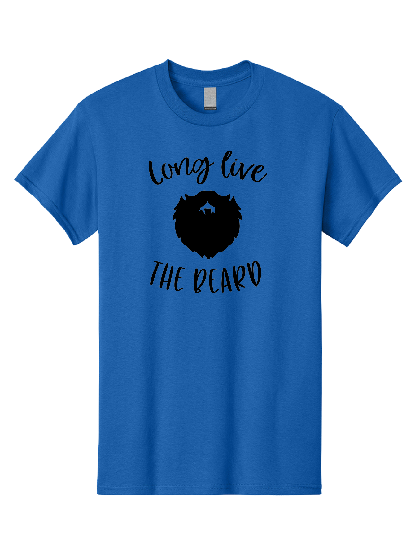 Long-Live-The-Beard Men'S Graphic Tee, 100% Cotton, Comfortable Casual Summer Wear, Machine Washable, Beard Logo, Hipster Culture, Stylish Design, Beard Appreciation, Long Live The Beard, Trendy Graphics, Modern Hipster, Fashionable Beards Aac965 25
