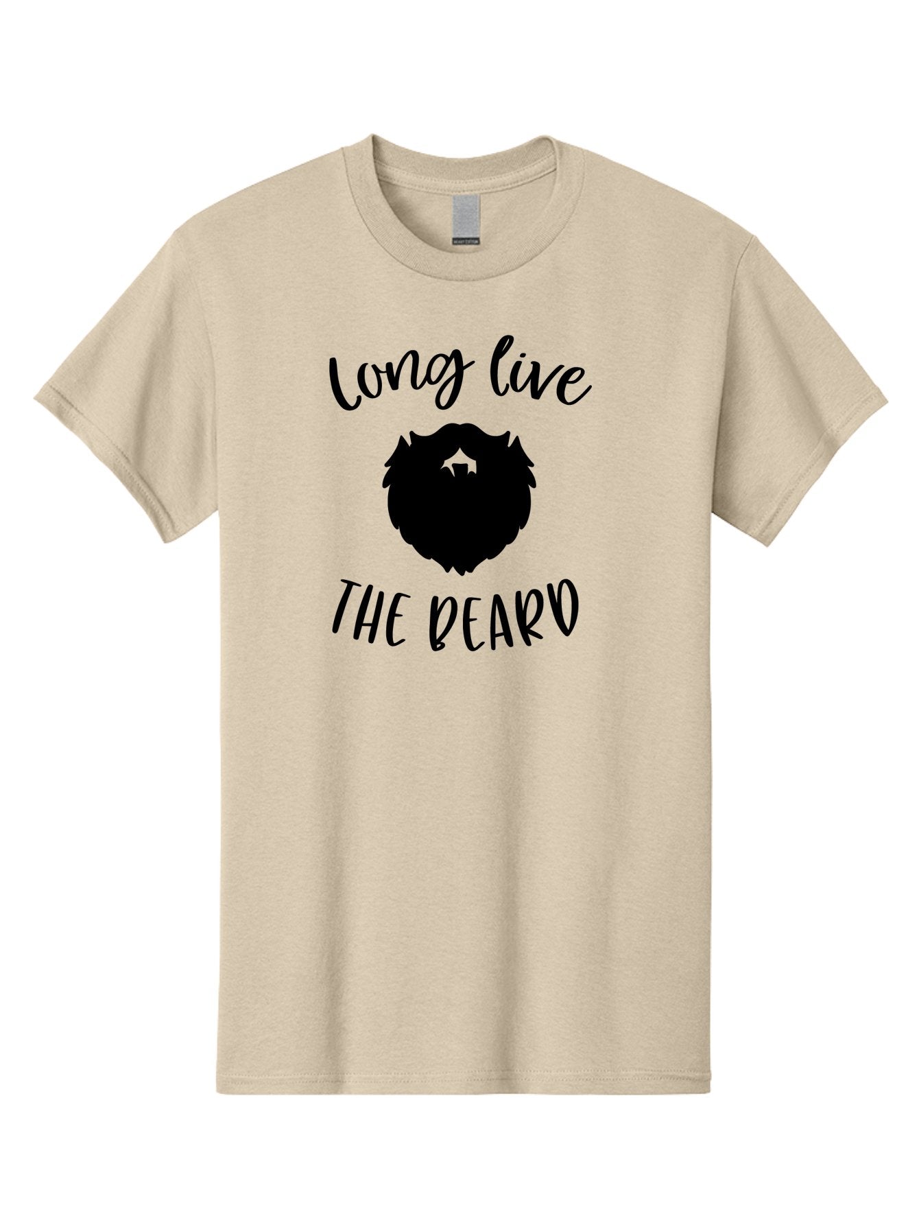 Long-Live-The-Beard Men'S Graphic Tee, 100% Cotton, Comfortable Casual Summer Wear, Machine Washable, Beard Logo, Hipster Culture, Stylish Design, Beard Appreciation, Long Live The Beard, Trendy Graphics, Modern Hipster, Fashionable Beards Aac965 8
