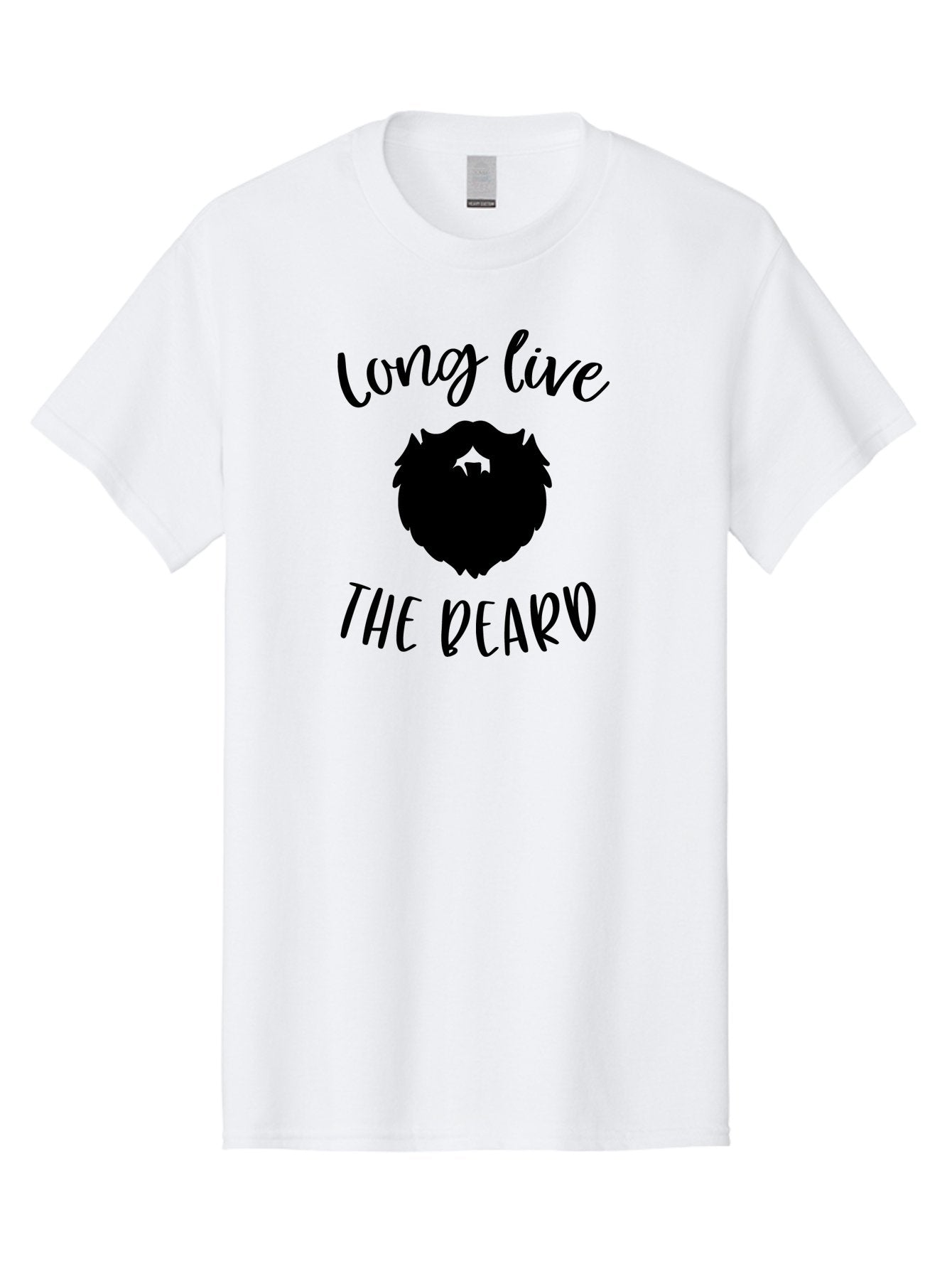 Long-Live-The-Beard Men'S Graphic Tee, 100% Cotton, Comfortable Casual Summer Wear, Machine Washable, Beard Logo, Hipster Culture, Stylish Design, Beard Appreciation, Long Live The Beard, Trendy Graphics, Modern Hipster, Fashionable Beards Aac965 11