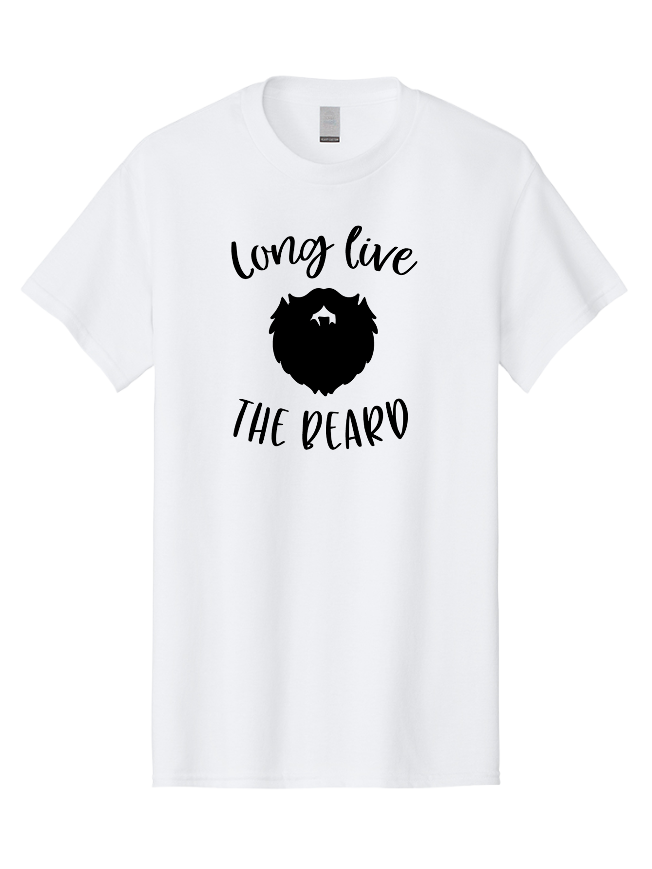 Long-Live-The-Beard Men'S Graphic Tee, 100% Cotton, Comfortable Casual Summer Wear, Machine Washable, Beard Logo, Hipster Culture, Stylish Design, Beard Appreciation, Long Live The Beard, Trendy Graphics, Modern Hipster, Fashionable Beards Aac965 7