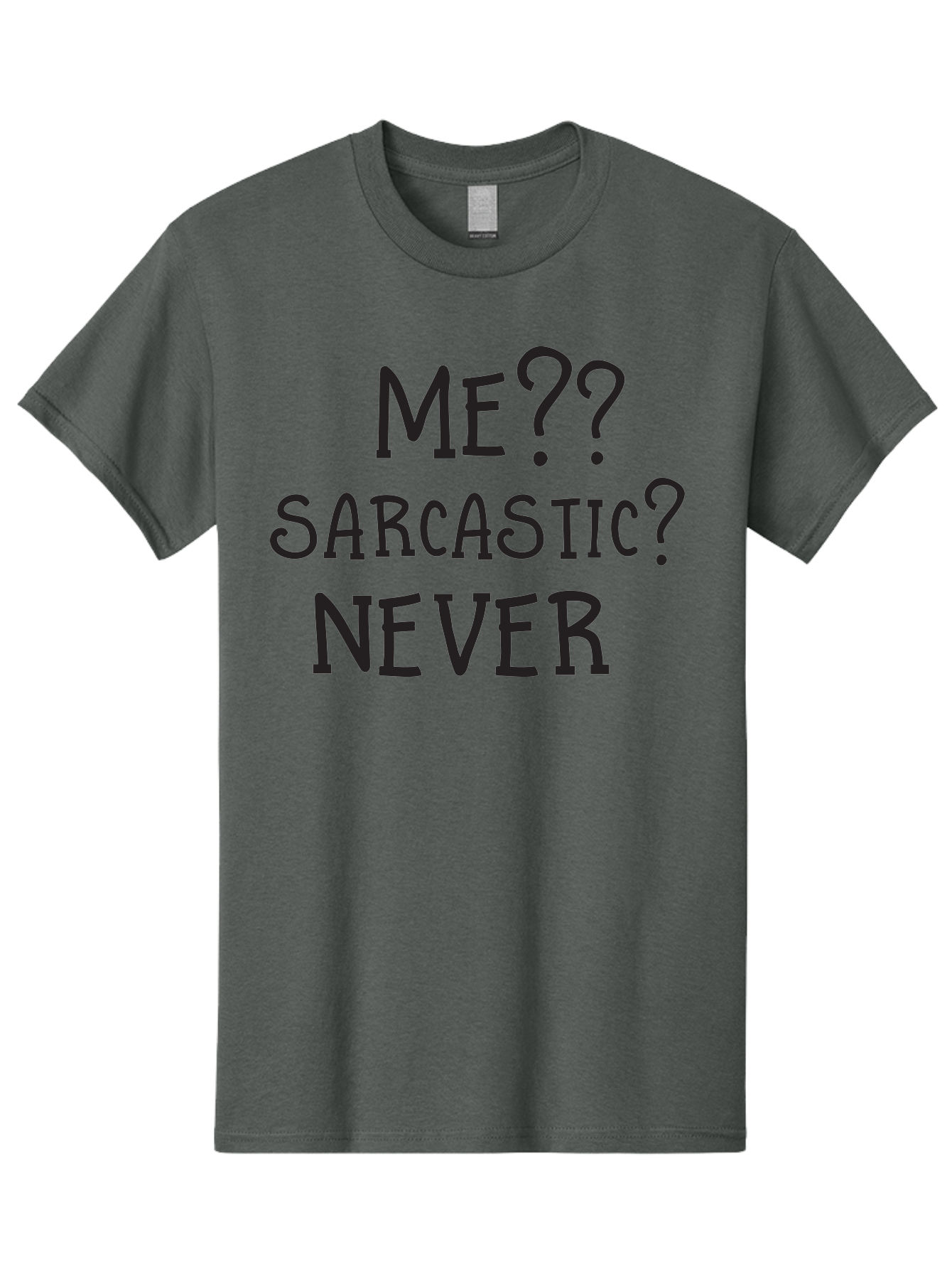 Me-Sarcastic-Never Men'S Graphic Tee, 100% Cotton, Comfortable Casual Summer Wear, Machine Washable, Sarcastic Humor, Funny Quotes, Witty Sayings, Sarcasm, Humor, Irony, Playful Jokes, Meme, Humoristic Expression Aac999 17