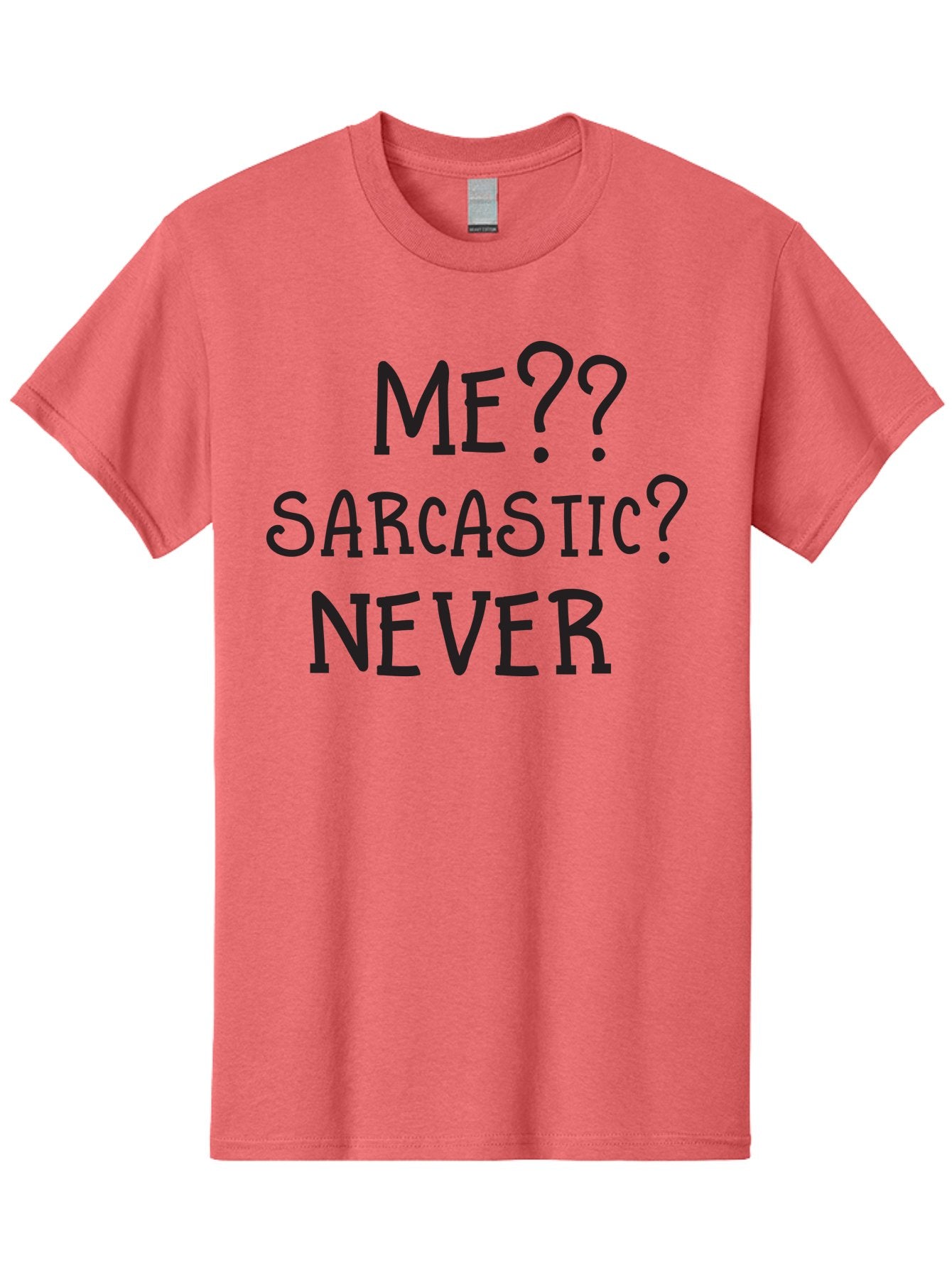 Me-Sarcastic-Never Men'S Graphic Tee, 100% Cotton, Comfortable Casual Summer Wear, Machine Washable, Sarcastic Humor, Funny Quotes, Witty Sayings, Sarcasm, Humor, Irony, Playful Jokes, Meme, Humoristic Expression Aac999 6