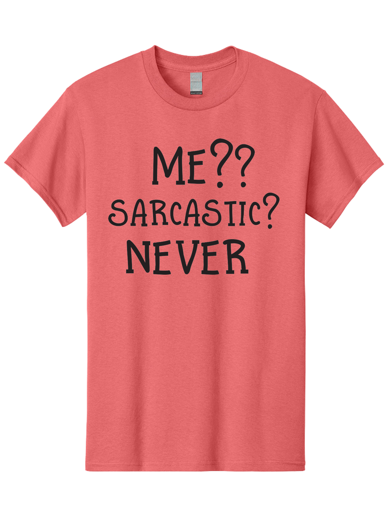 Me-Sarcastic-Never Men'S Graphic Tee, 100% Cotton, Comfortable Casual Summer Wear, Machine Washable, Sarcastic Humor, Funny Quotes, Witty Sayings, Sarcasm, Humor, Irony, Playful Jokes, Meme, Humoristic Expression Aac999 13