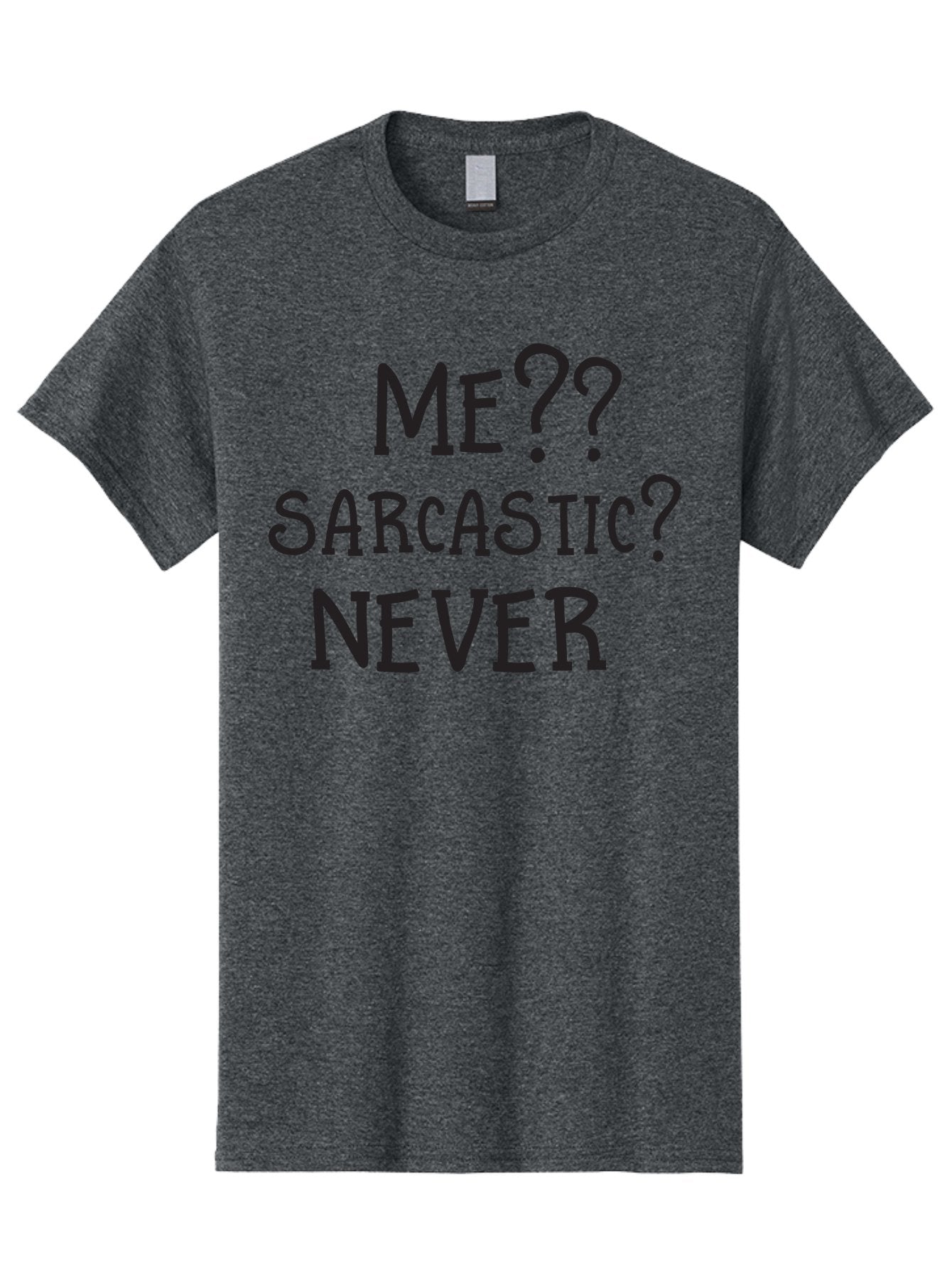 Me-Sarcastic-Never Men'S Graphic Tee, 100% Cotton, Comfortable Casual Summer Wear, Machine Washable, Sarcastic Humor, Funny Quotes, Witty Sayings, Sarcasm, Humor, Irony, Playful Jokes, Meme, Humoristic Expression Aac999
