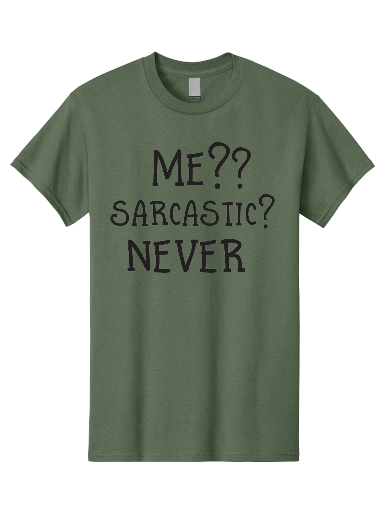 Me-Sarcastic-Never Men'S Graphic Tee, 100% Cotton, Comfortable Casual Summer Wear, Machine Washable, Sarcastic Humor, Funny Quotes, Witty Sayings, Sarcasm, Humor, Irony, Playful Jokes, Meme, Humoristic Expression Aac999 3