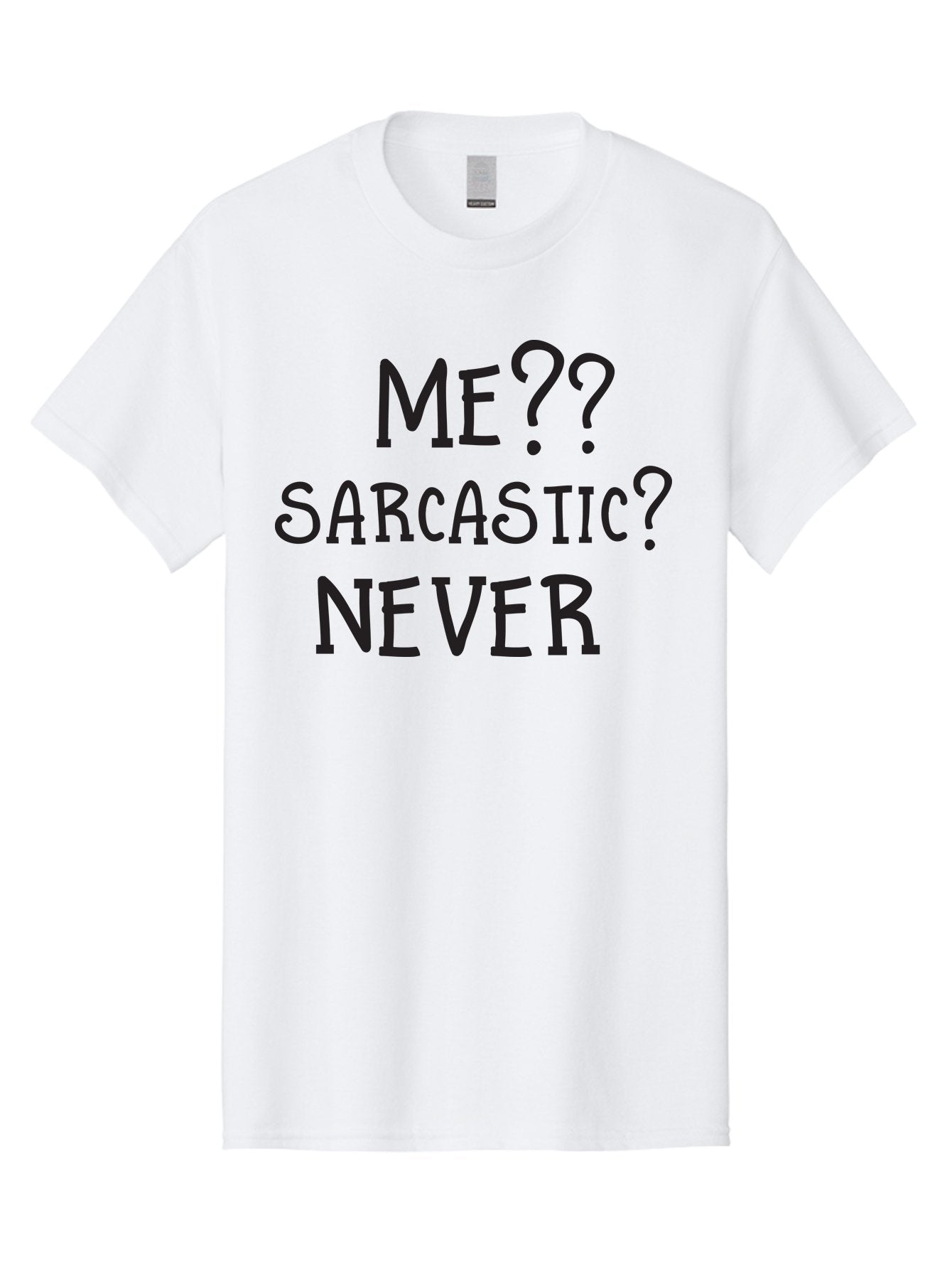 Me-Sarcastic-Never Men'S Graphic Tee, 100% Cotton, Comfortable Casual Summer Wear, Machine Washable, Sarcastic Humor, Funny Quotes, Witty Sayings, Sarcasm, Humor, Irony, Playful Jokes, Meme, Humoristic Expression Aac999 15