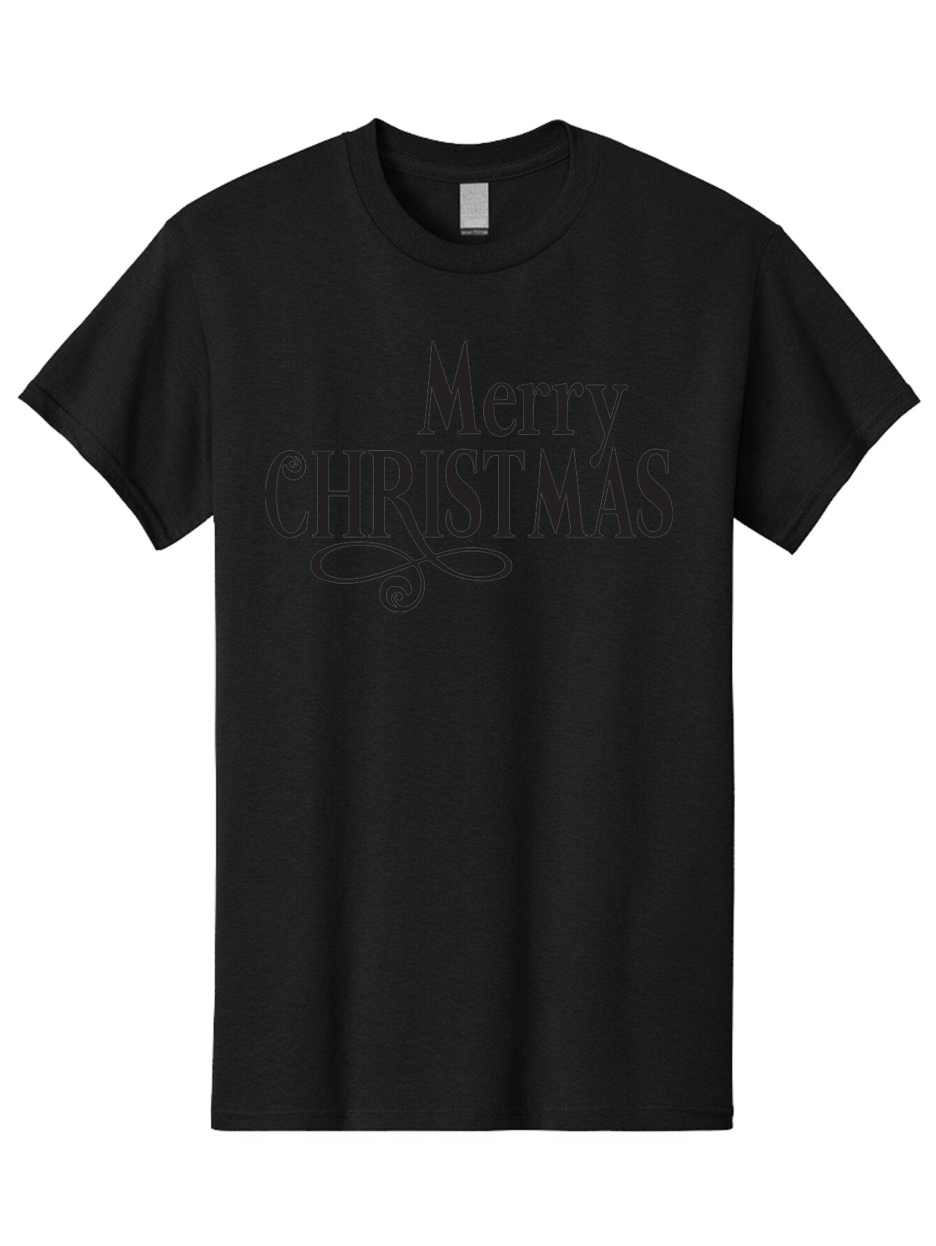 Merry-Christmas-1 Men'S Graphic Tee, 100% Cotton, Comfortable Casual Summer Wear, Machine Washable, Happy Holidays, Festive Greeting, Christmas Wishes, Holiday Season, Merry Christmas Message, Joyful Christmas, Christmas Card, Black Text Aad003 14