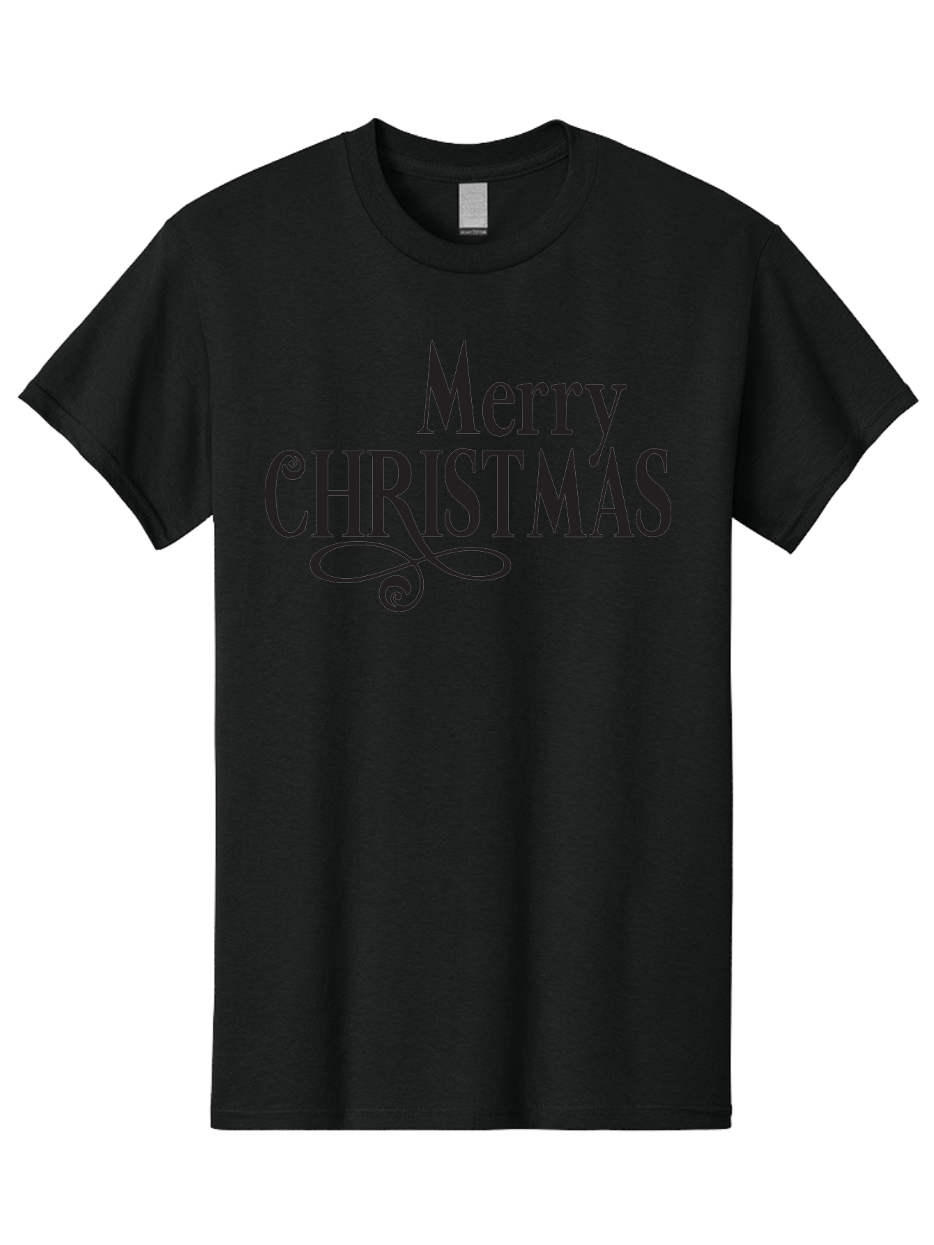 Merry-Christmas-1 Men'S Graphic Tee, 100% Cotton, Comfortable Casual Summer Wear, Machine Washable, Happy Holidays, Festive Greeting, Christmas Wishes, Holiday Season, Merry Christmas Message, Joyful Christmas, Christmas Card, Black Text Aad003 3