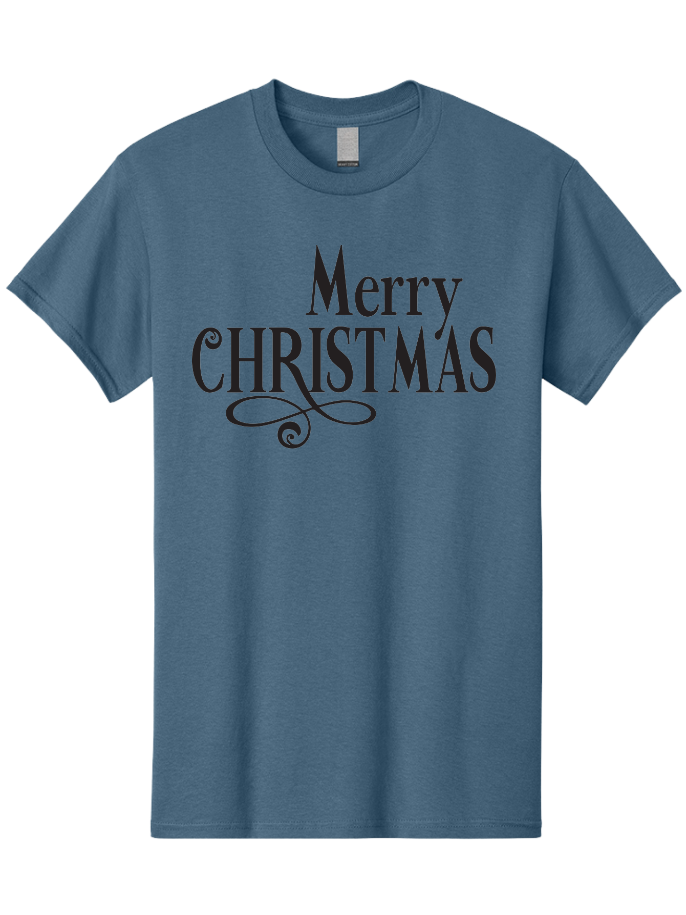 Merry-Christmas-1 Men'S Graphic Tee, 100% Cotton, Comfortable Casual Summer Wear, Machine Washable, Happy Holidays, Festive Greeting, Christmas Wishes, Holiday Season, Merry Christmas Message, Joyful Christmas, Christmas Card, Black Text Aad003 19