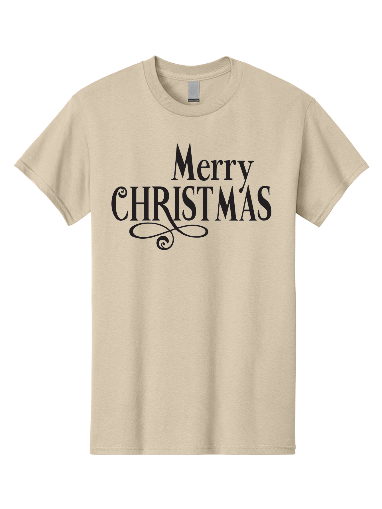 Merry-Christmas-1 Men'S Graphic Tee, 100% Cotton, Comfortable Casual Summer Wear, Machine Washable, Happy Holidays, Festive Greeting, Christmas Wishes, Holiday Season, Merry Christmas Message, Joyful Christmas, Christmas Card, Black Text Aad003 13