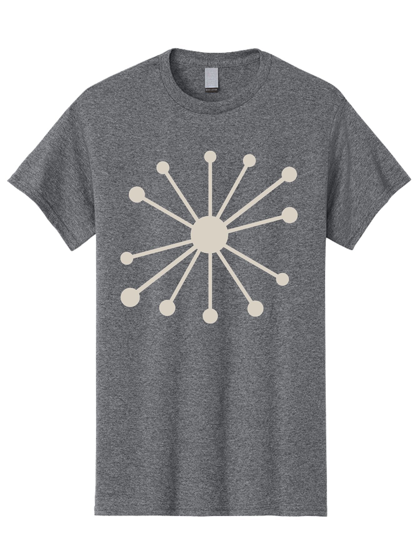 Molecular-Structure Men'S Graphic Tee, 100% Cotton, Comfortable Casual Summer Wear, Machine Washable, Network Diagram, Interconnected Nodes, Web Design, Digital Connections, Futuristic Tech, Abstract Art, Modern Graphic, Minimalist Style Aad010 14