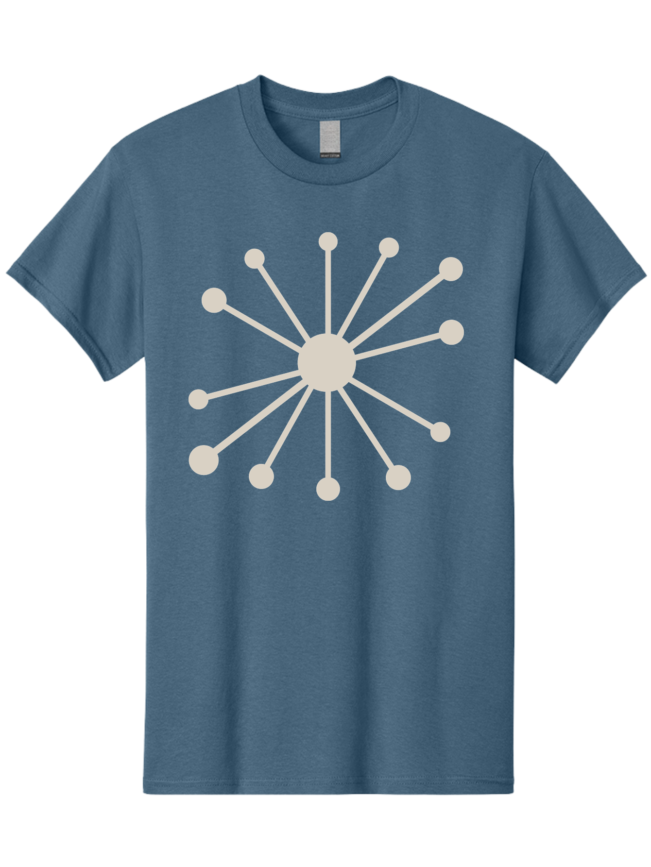 Molecular-Structure Men'S Graphic Tee, 100% Cotton, Comfortable Casual Summer Wear, Machine Washable, Network Diagram, Interconnected Nodes, Web Design, Digital Connections, Futuristic Tech, Abstract Art, Modern Graphic, Minimalist Style Aad010 29