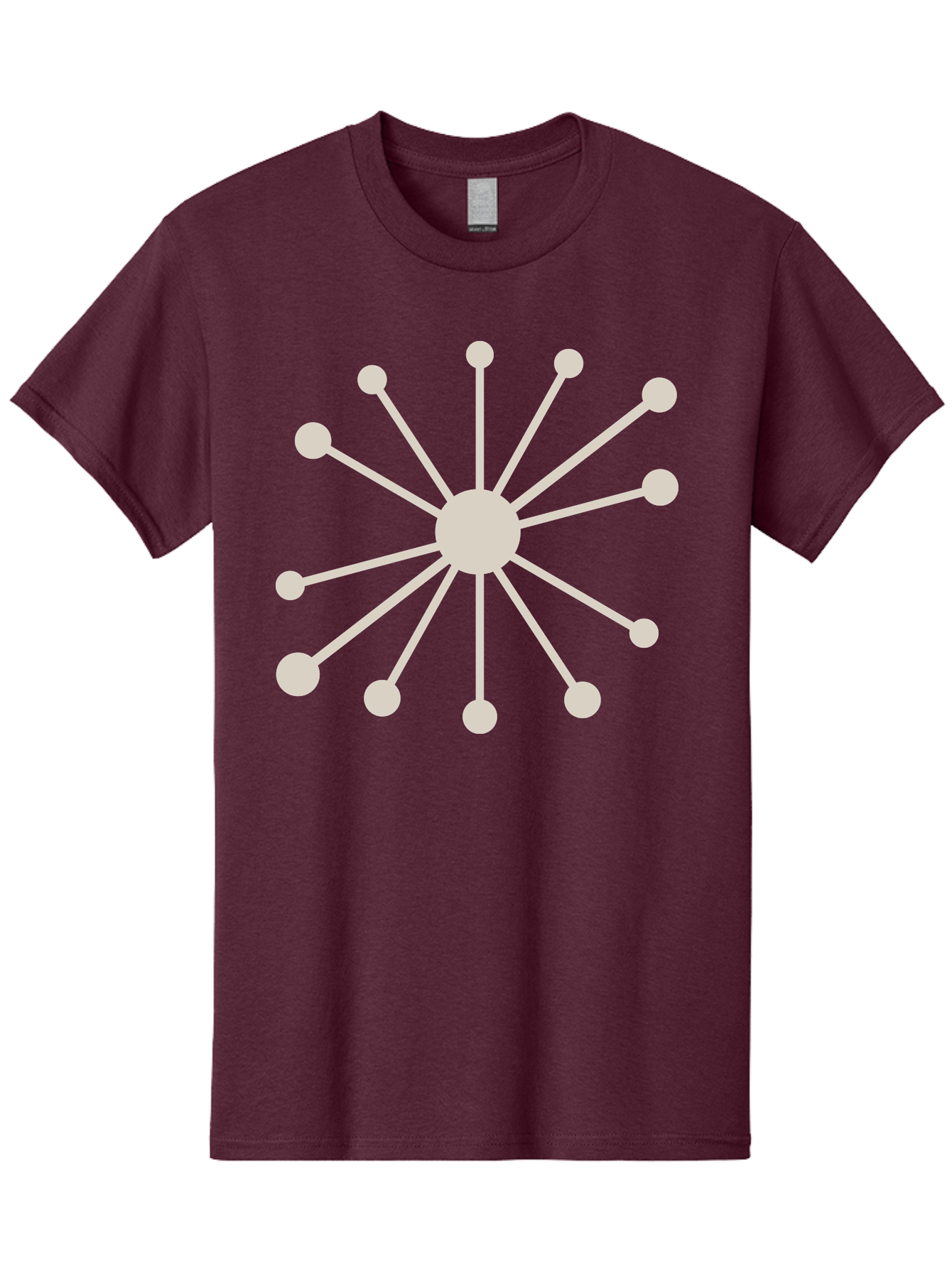 Molecular-Structure Men'S Graphic Tee, 100% Cotton, Comfortable Casual Summer Wear, Machine Washable, Network Diagram, Interconnected Nodes, Web Design, Digital Connections, Futuristic Tech, Abstract Art, Modern Graphic, Minimalist Style Aad010 19