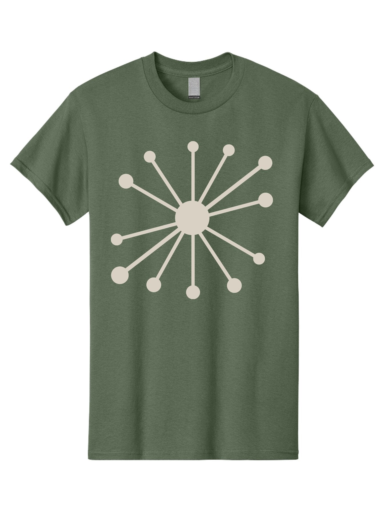 Molecular-Structure Men'S Graphic Tee, 100% Cotton, Comfortable Casual Summer Wear, Machine Washable, Network Diagram, Interconnected Nodes, Web Design, Digital Connections, Futuristic Tech, Abstract Art, Modern Graphic, Minimalist Style Aad010 11