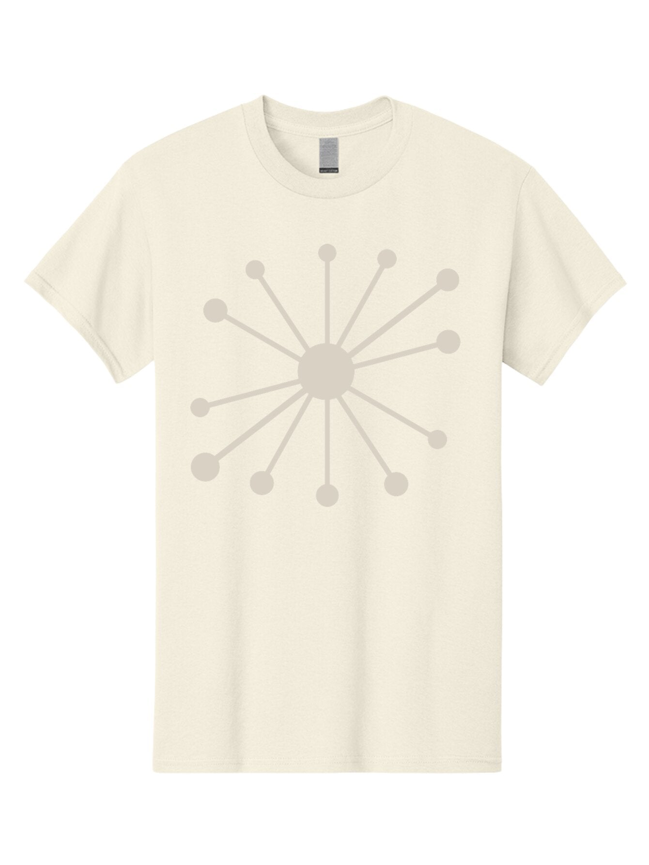 Molecular-Structure Men'S Graphic Tee, 100% Cotton, Comfortable Casual Summer Wear, Machine Washable, Network Diagram, Interconnected Nodes, Web Design, Digital Connections, Futuristic Tech, Abstract Art, Modern Graphic, Minimalist Style Aad010 5