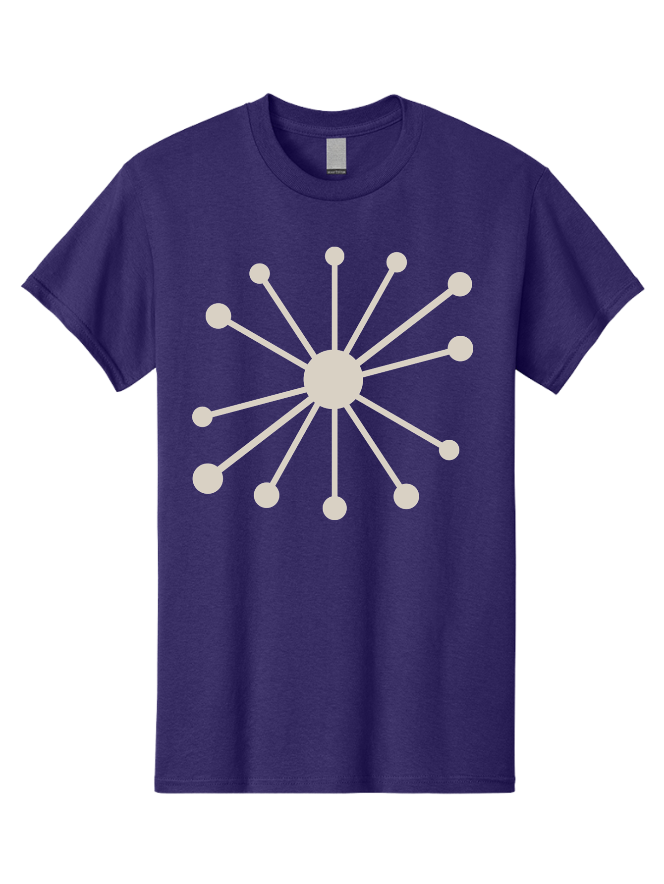 Molecular-Structure Men'S Graphic Tee, 100% Cotton, Comfortable Casual Summer Wear, Machine Washable, Network Diagram, Interconnected Nodes, Web Design, Digital Connections, Futuristic Tech, Abstract Art, Modern Graphic, Minimalist Style Aad010 27