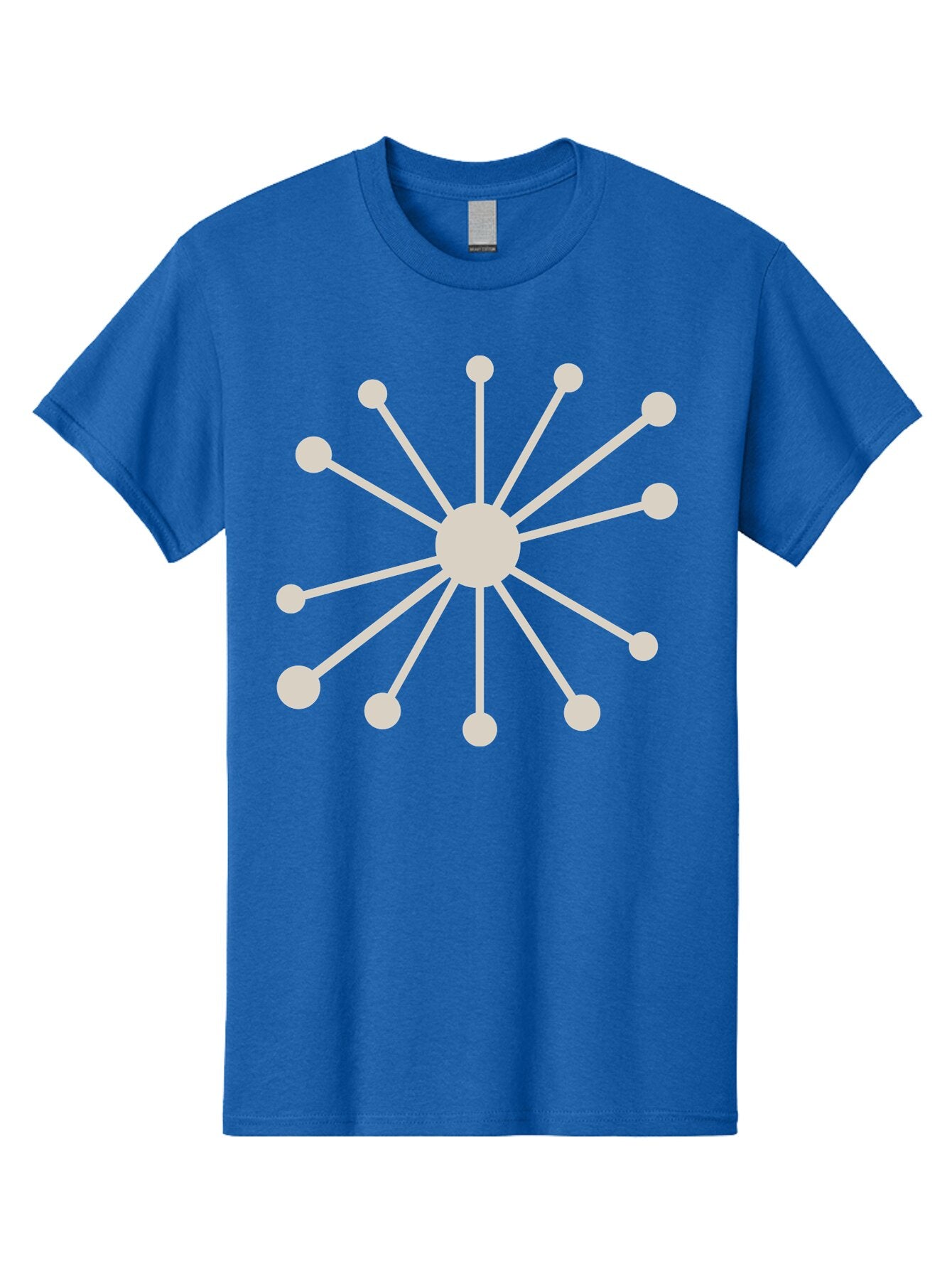 Molecular-Structure Men'S Graphic Tee, 100% Cotton, Comfortable Casual Summer Wear, Machine Washable, Network Diagram, Interconnected Nodes, Web Design, Digital Connections, Futuristic Tech, Abstract Art, Modern Graphic, Minimalist Style Aad010 8