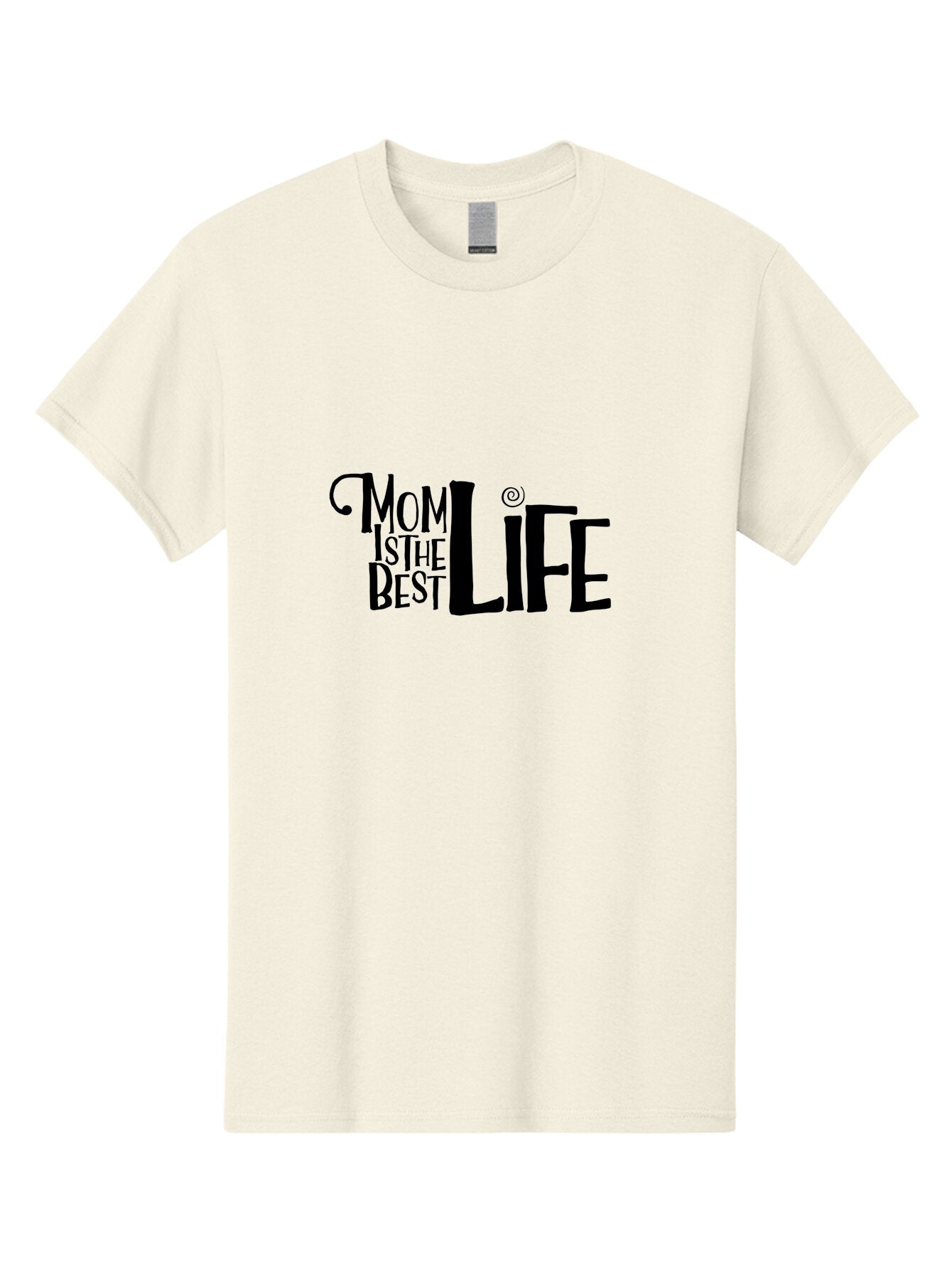 Mom-Is-The-Best-Life Men'S Graphic Tee, 100% Cotton, Comfortable Casual Summer Wear, Machine Washable, Mom Life, Motherhood, Mom Quotes, Inspirational Quotes, Quote Art, Typography, Mom Is The Best, Mother'S Day Gift Ideas, Parenting Aad012 9