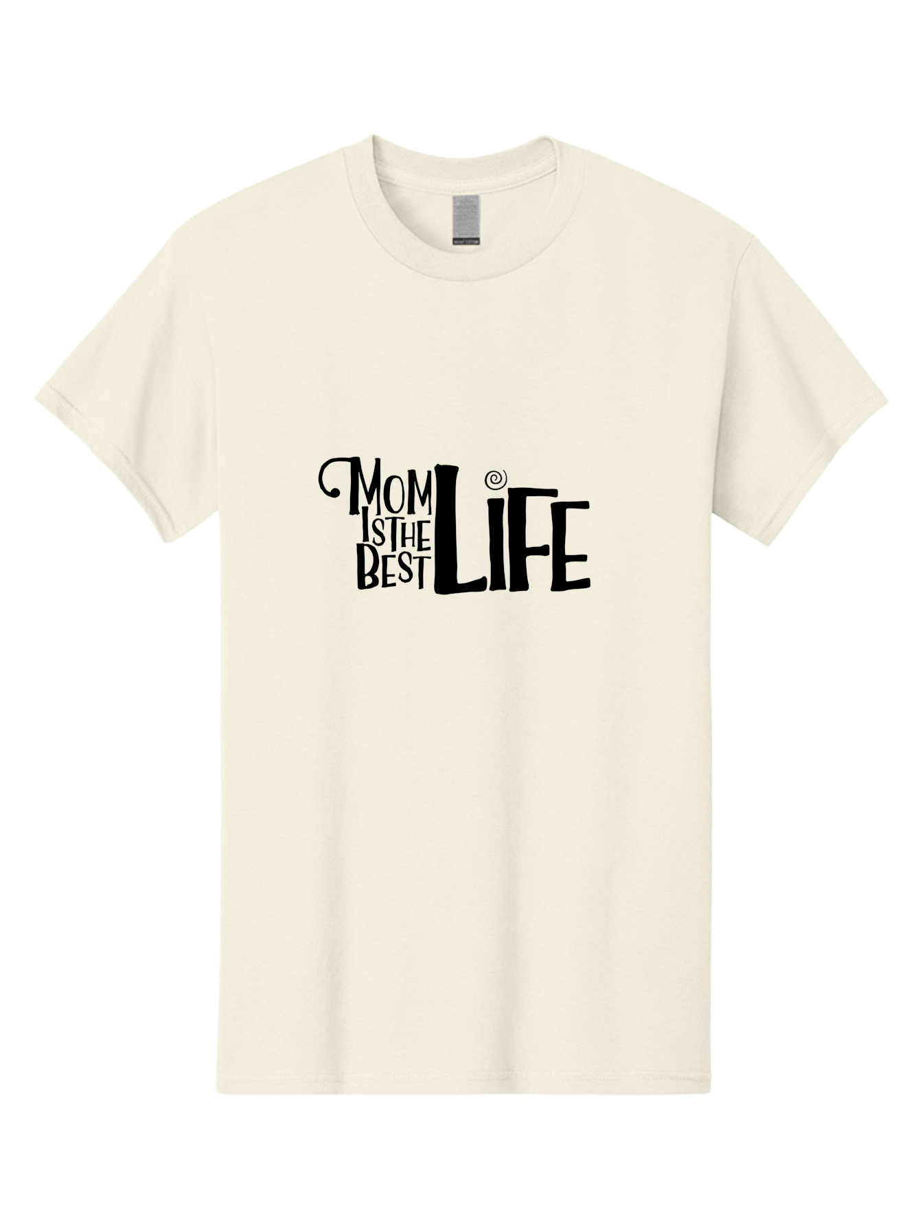 Mom-Is-The-Best-Life Men'S Graphic Tee, 100% Cotton, Comfortable Casual Summer Wear, Machine Washable, Mom Life, Motherhood, Mom Quotes, Inspirational Quotes, Quote Art, Typography, Mom Is The Best, Mother'S Day Gift Ideas, Parenting Aad012 9