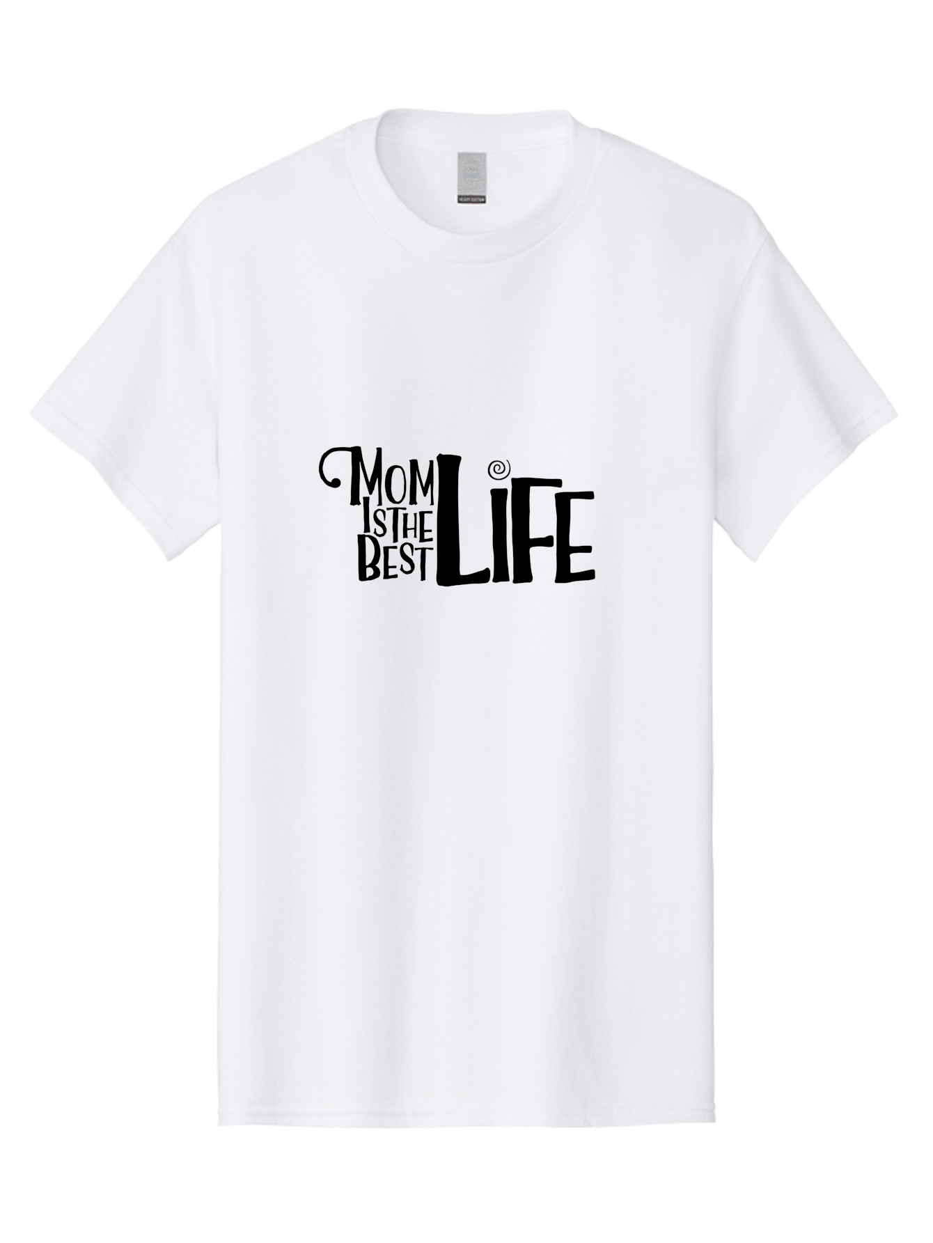 Mom-Is-The-Best-Life Men'S Graphic Tee, 100% Cotton, Comfortable Casual Summer Wear, Machine Washable, Mom Life, Motherhood, Mom Quotes, Inspirational Quotes, Quote Art, Typography, Mom Is The Best, Mother'S Day Gift Ideas, Parenting Aad012 29
