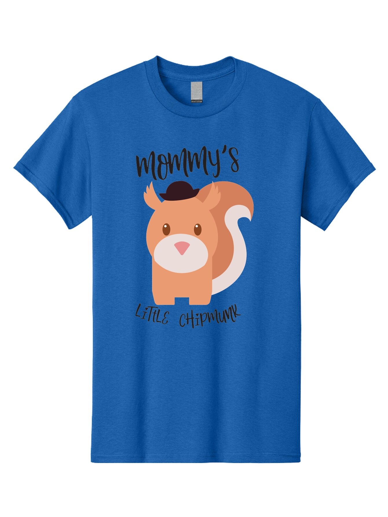 Mommy-S-Little-Chipmunk Men'S Graphic Tee, 100% Cotton, Comfortable Casual Summer Wear, Machine Washable, Chipmunk Cartoon, Animal Graphics, Cartoon Character Design, Nursery Art, Cute Squirrel Illustration, Children'S Graphic Design, Aad017 7