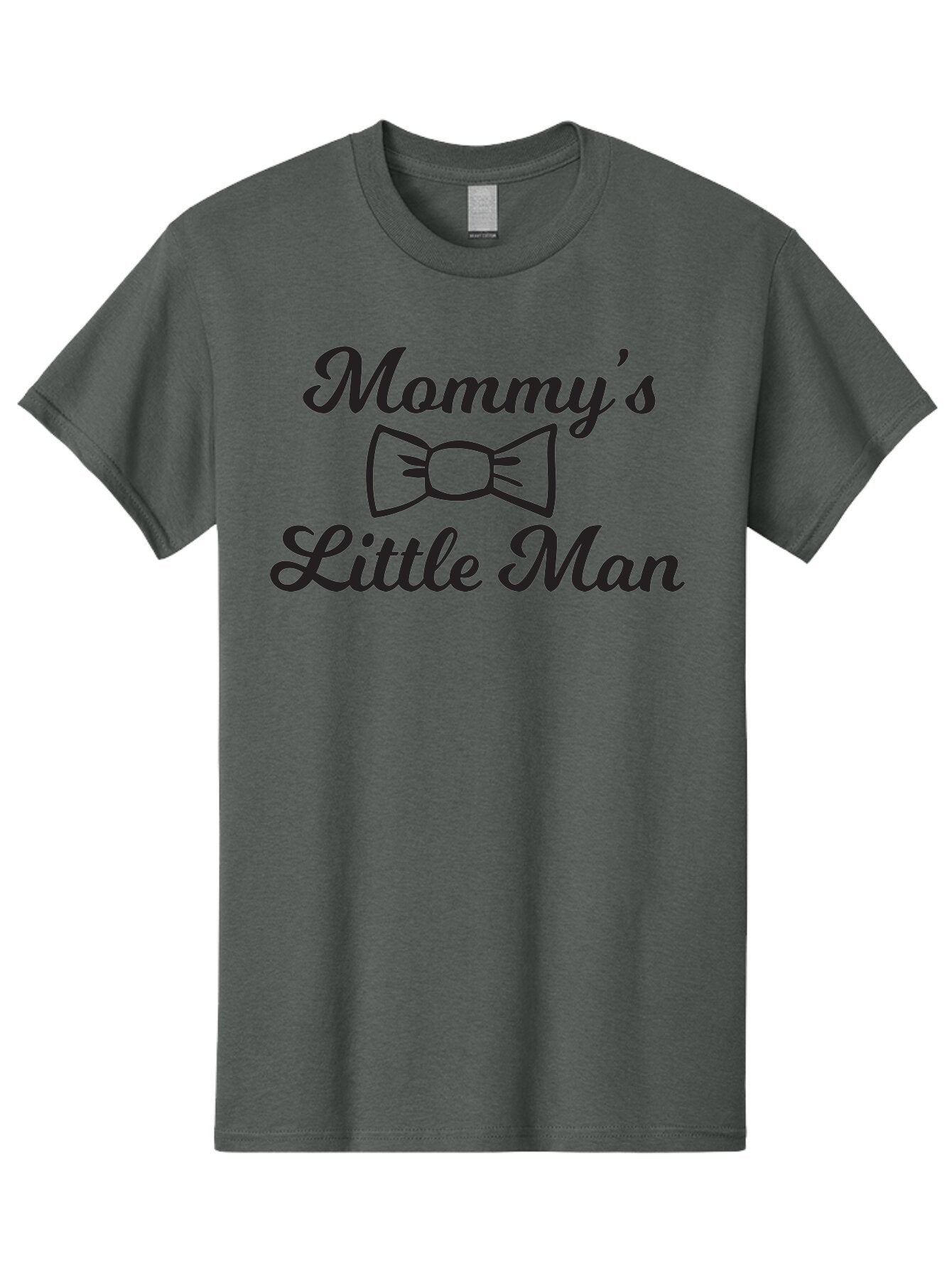Mommy-S-Little-Man Men'S Graphic Tee, 100% Cotton, Comfortable Casual Summer Wear, Machine Washable, Mommy'S Little Man, Bow Tie Design, Cute Baby Boy, Mother And Child, Baby Shower Gift, Nursery Decor, Personalized Apparel, Custom T-Shirt Aad018 8