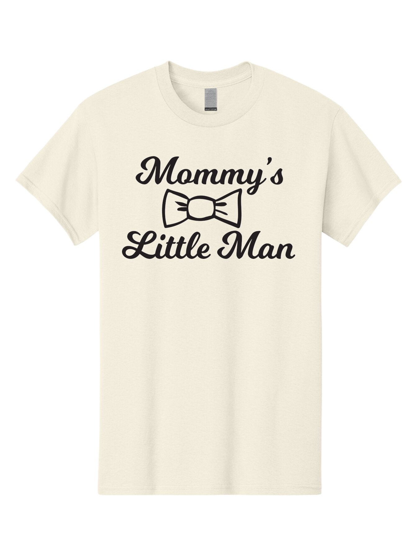 Mommy-S-Little-Man Men'S Graphic Tee, 100% Cotton, Comfortable Casual Summer Wear, Machine Washable, Mommy'S Little Man, Bow Tie Design, Cute Baby Boy, Mother And Child, Baby Shower Gift, Nursery Decor, Personalized Apparel, Custom T-Shirt Aad018 9