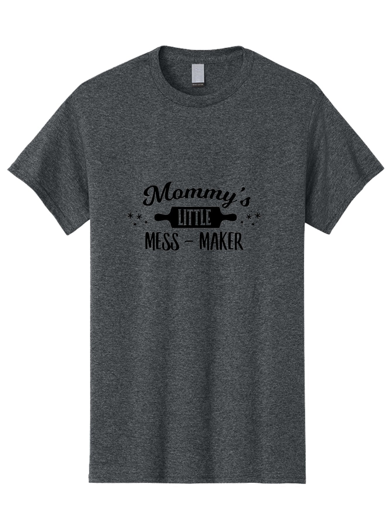 Mommy-S-Little-Mess-Maker Men'S Graphic Tee, 100% Cotton, Comfortable Casual Summer Wear, Machine Washable, Mommy'S Little Mess Maker, Baking, Cooking Fun, Kitchen Mess, Mom And Child, Rolling Pin, Playful Kitchen, Mommy And Me Aad019 15